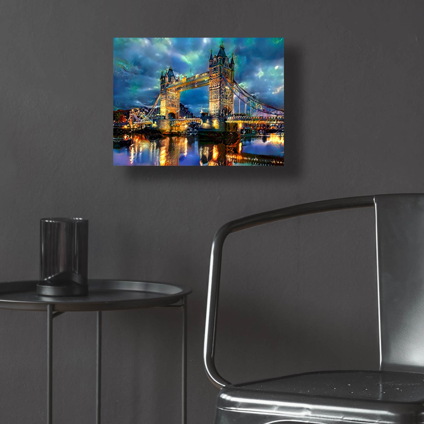 Epic Art 'England London Bridge' by Pedro Gavidia, Acrylic Glass Wall Art,16x12