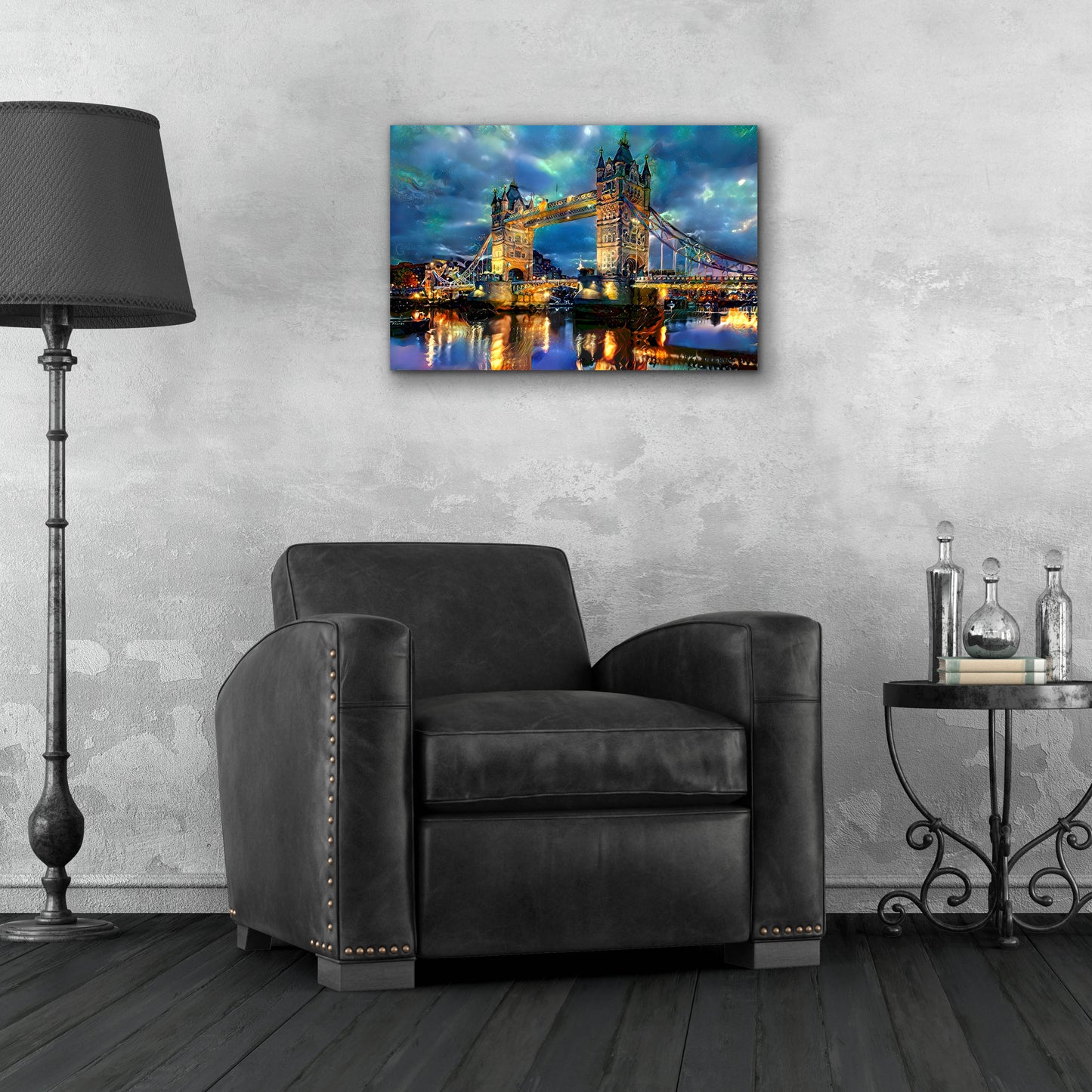 Epic Art 'England London Bridge' by Pedro Gavidia, Acrylic Glass Wall Art,24x16