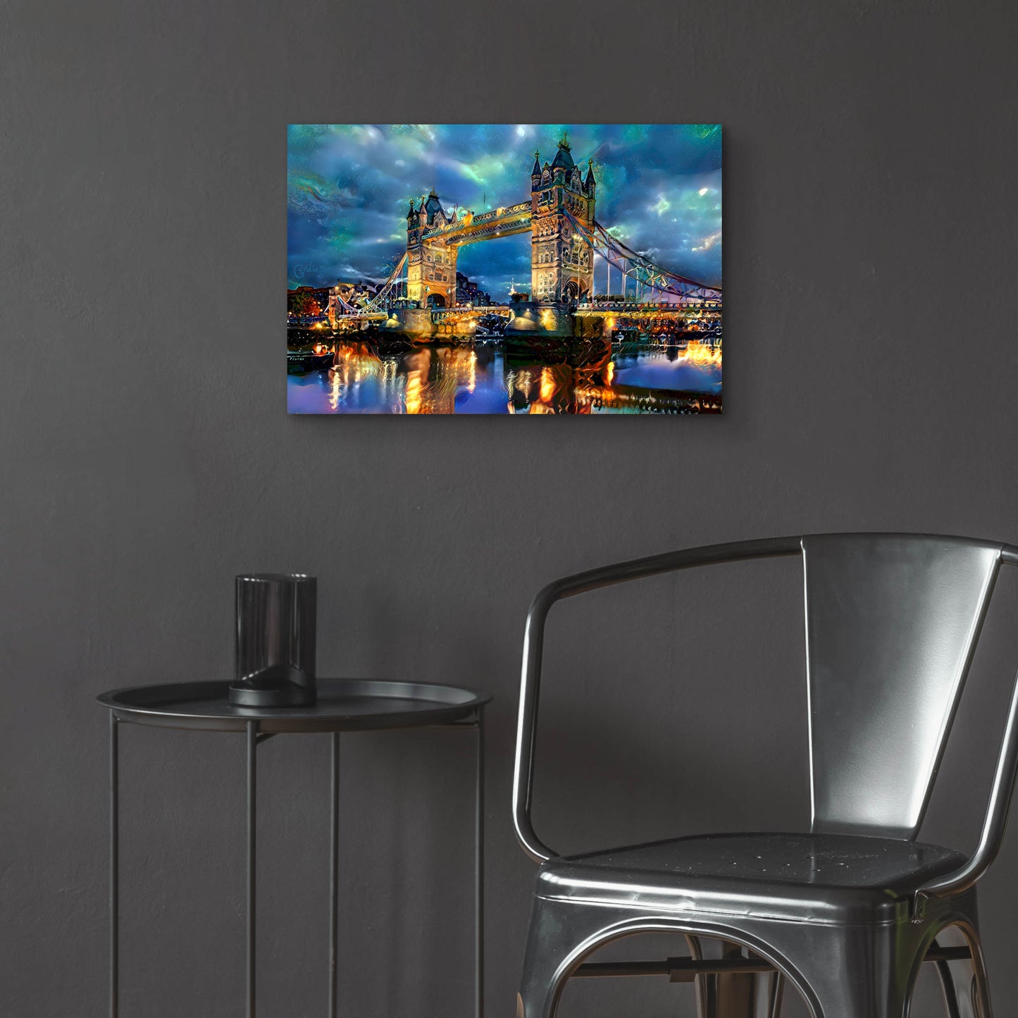 Epic Art 'England London Bridge' by Pedro Gavidia, Acrylic Glass Wall Art,24x16