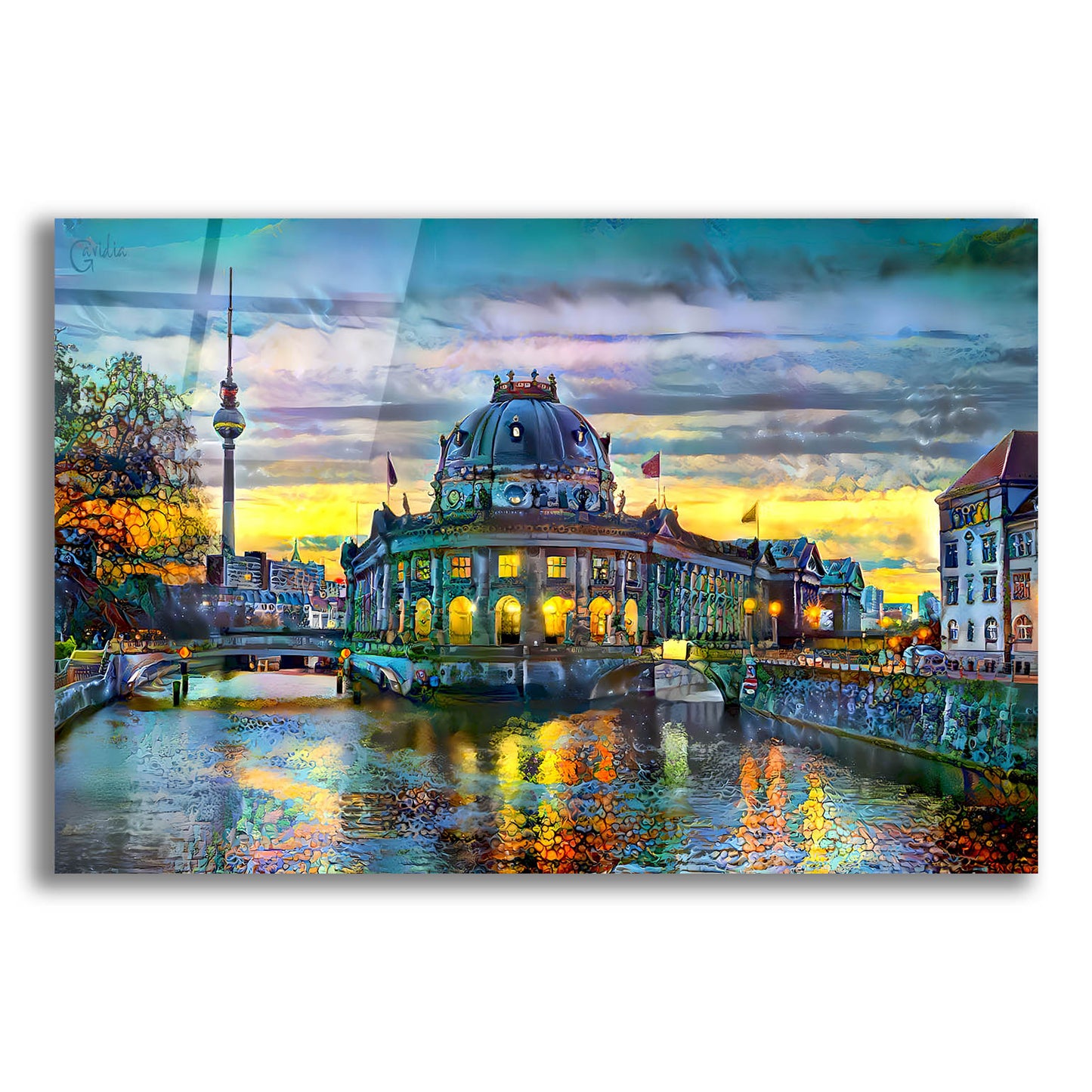 Epic Art 'Berlin Germany Bode Museum' by Pedro Gavidia, Acrylic Glass Wall Art,16x12