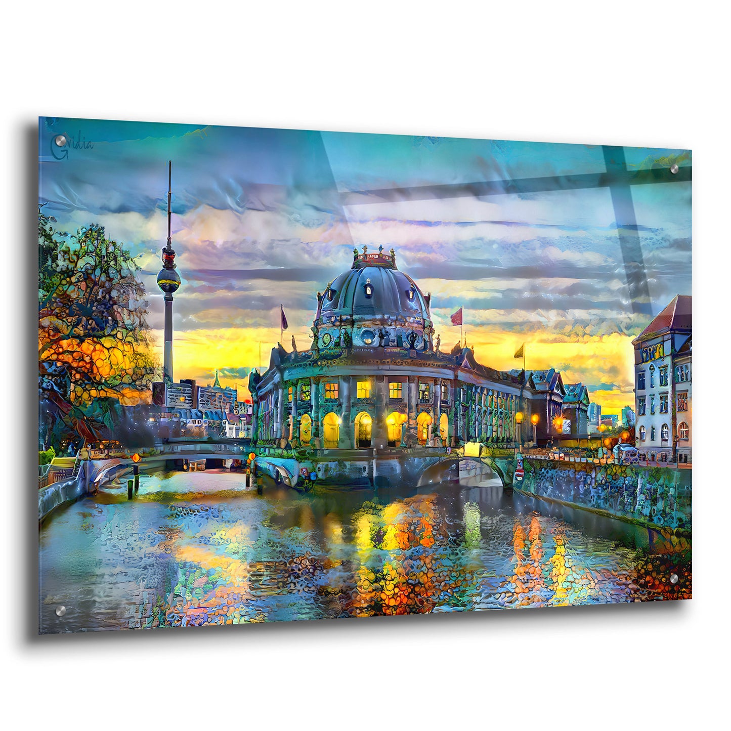 Epic Art 'Berlin Germany Bode Museum' by Pedro Gavidia, Acrylic Glass Wall Art,36x24