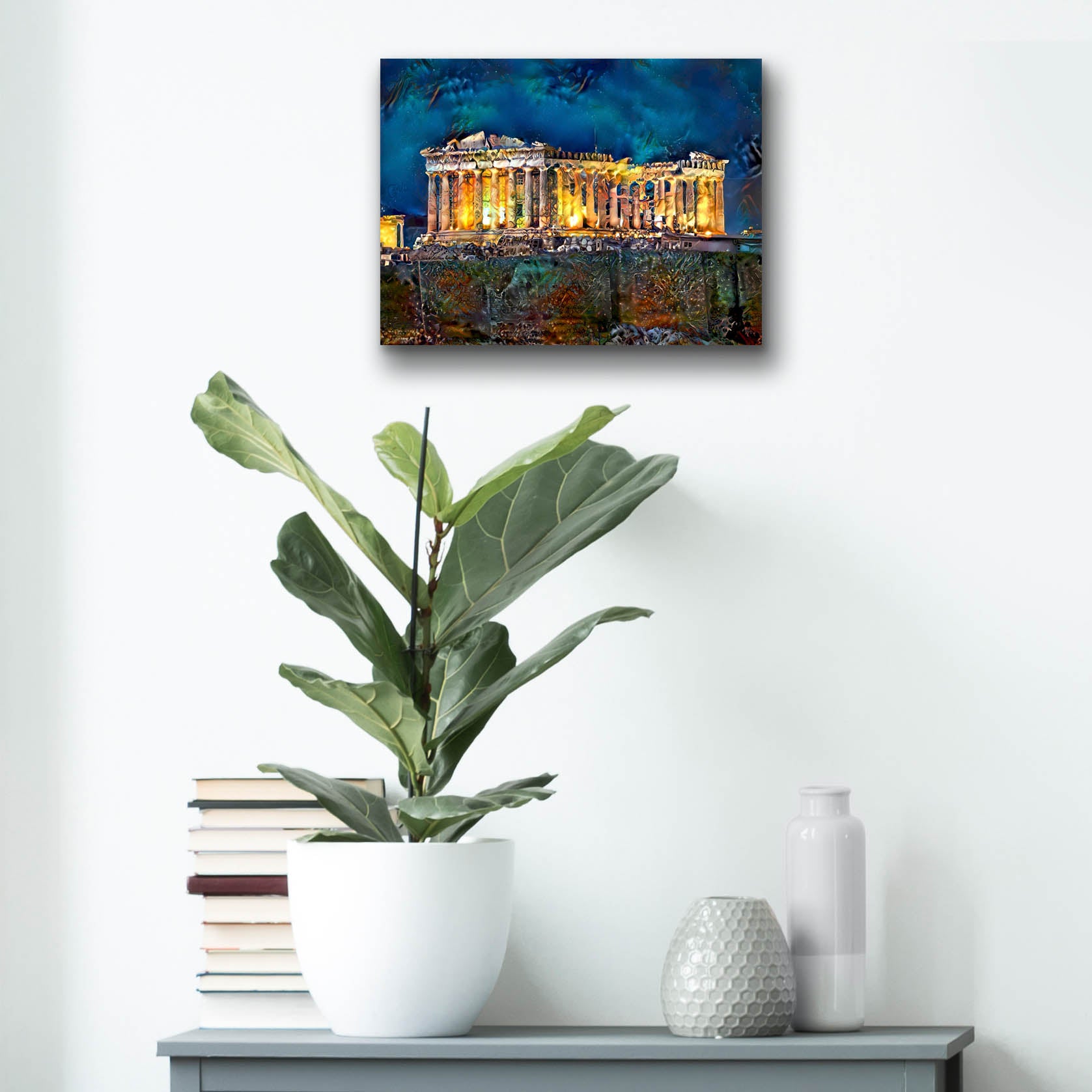 Epic Art 'Athens Greece Parthenon' by Pedro Gavidia, Acrylic Glass Wall Art,16x12