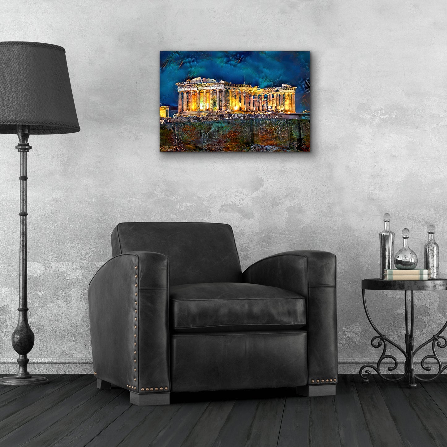 Epic Art 'Athens Greece Parthenon' by Pedro Gavidia, Acrylic Glass Wall Art,24x16