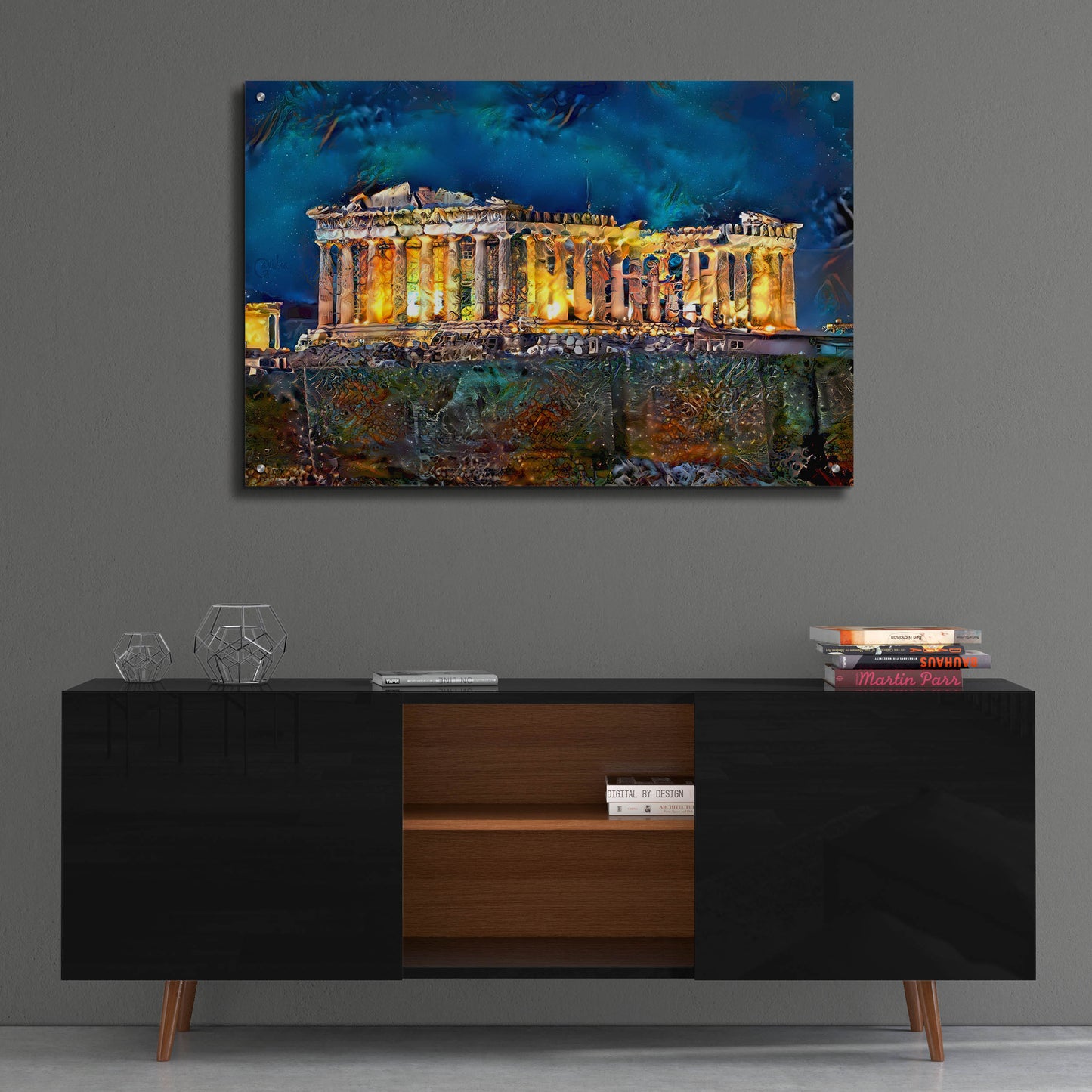 Epic Art 'Athens Greece Parthenon' by Pedro Gavidia, Acrylic Glass Wall Art,36x24