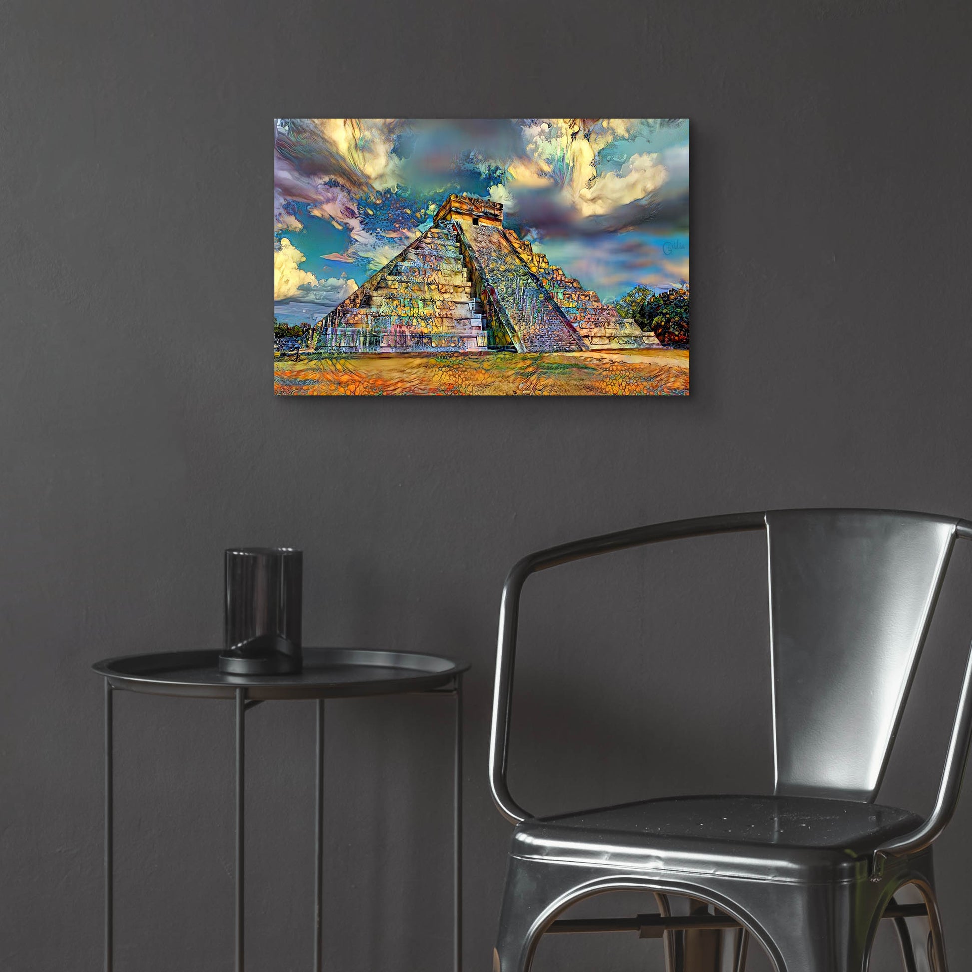 Epic Art 'Yucatan Mexico Chichen Itza' by Pedro Gavidia, Acrylic Glass Wall Art,24x16