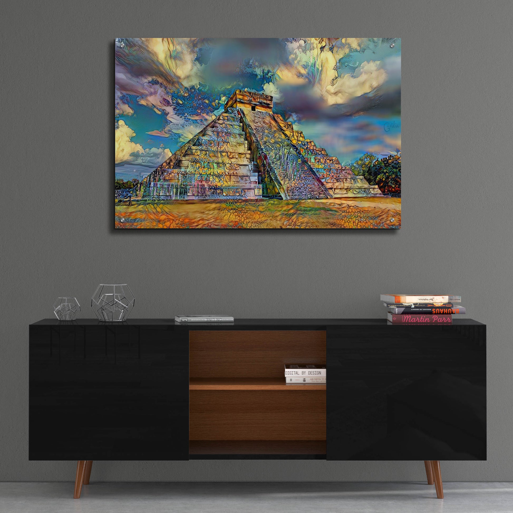 Epic Art 'Yucatan Mexico Chichen Itza' by Pedro Gavidia, Acrylic Glass Wall Art,36x24