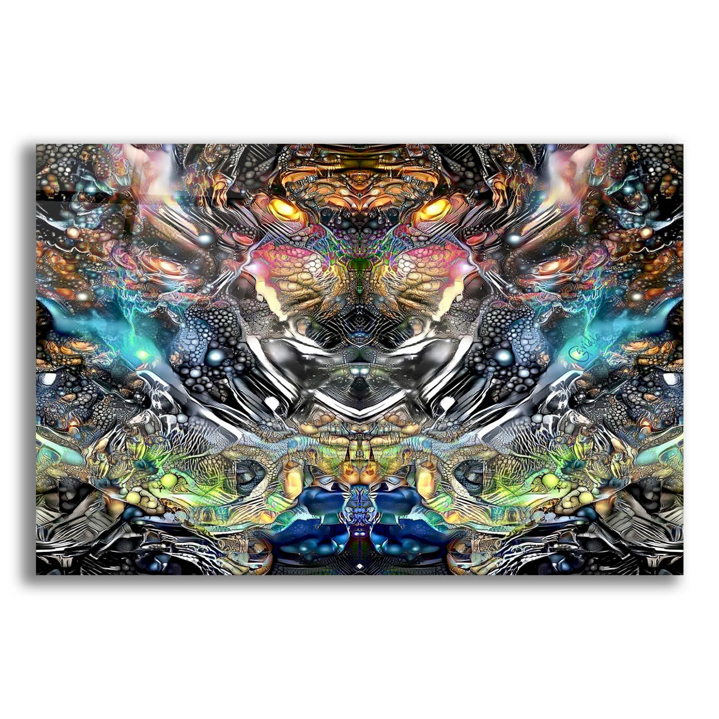 Epic Art 'Wild' by Pedro Gavidia, Acrylic Glass Wall Art,24x16