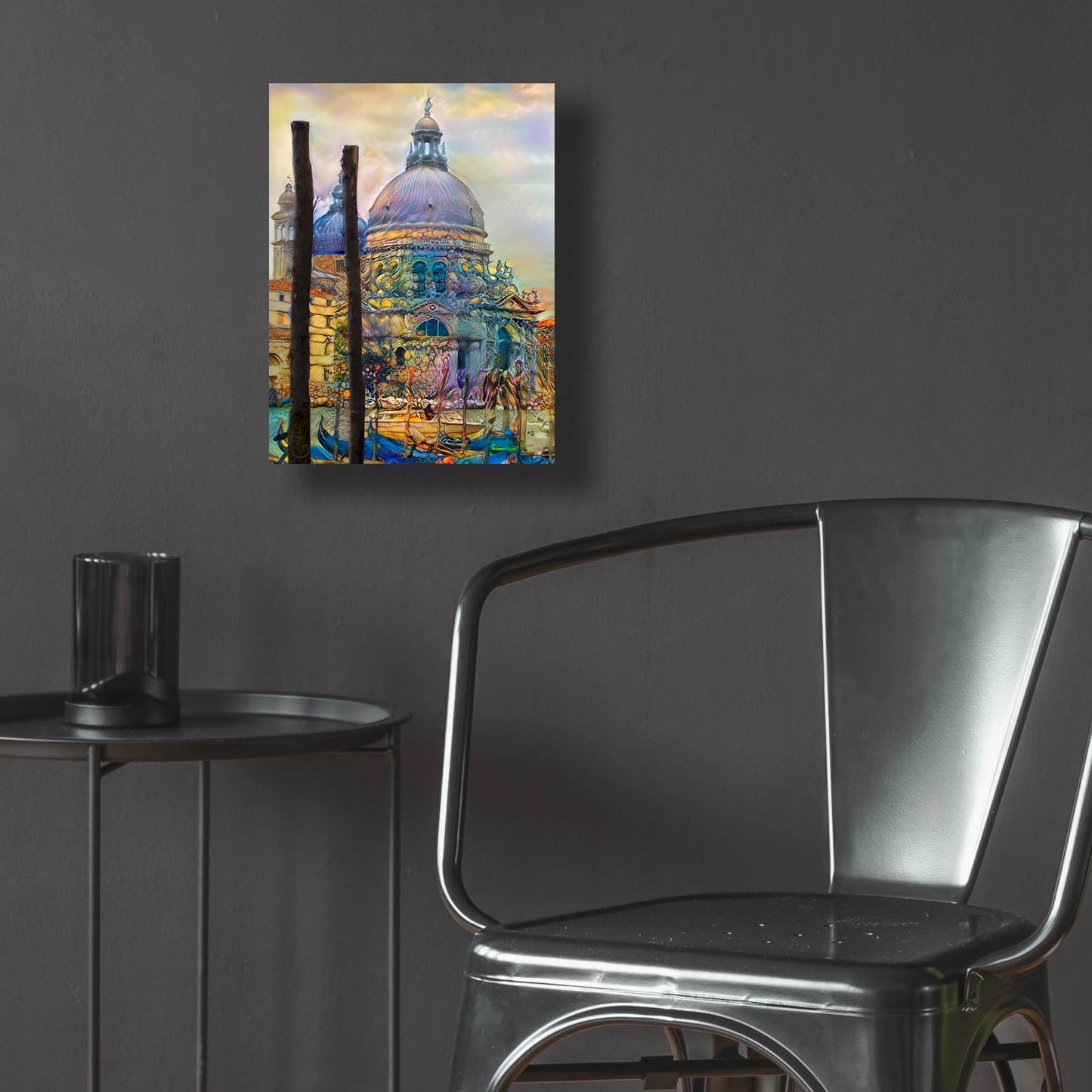 Epic Art 'Venice Italy The Salute Church of Saint Mary of Good Health' by Pedro Gavidia, Acrylic Glass Wall Art,12x16