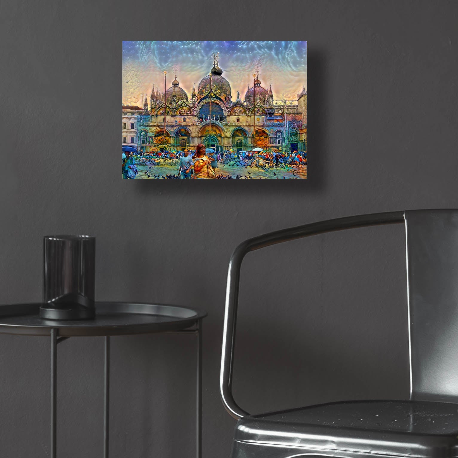 Epic Art 'Venice Italy Patriarchal Cathedral Basilica of Saint Mark' by Pedro Gavidia, Acrylic Glass Wall Art,16x12