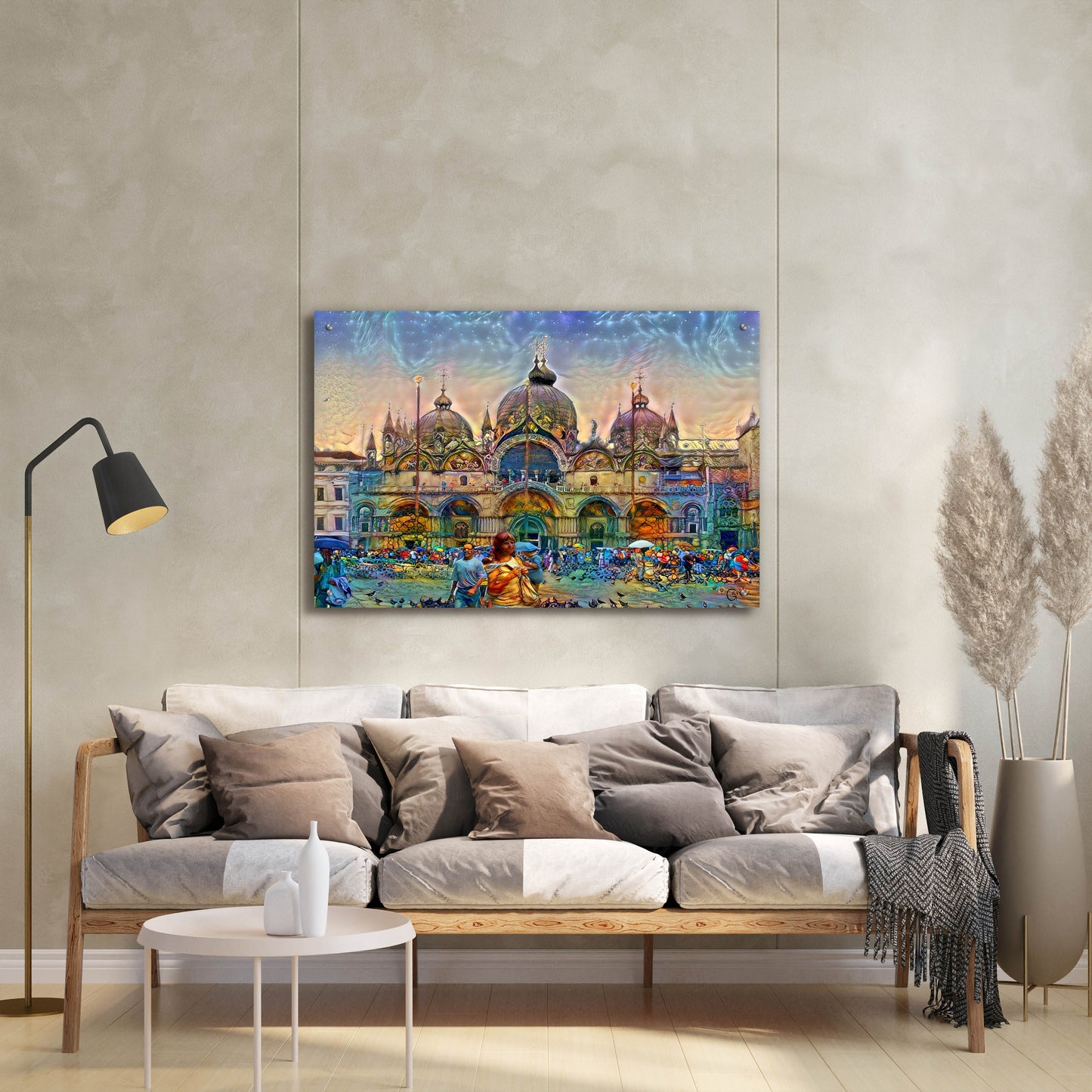 Epic Art 'Venice Italy Patriarchal Cathedral Basilica of Saint Mark' by Pedro Gavidia, Acrylic Glass Wall Art,36x24