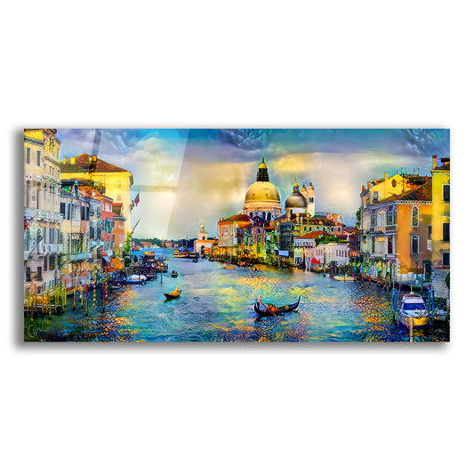 Epic Art 'Venice Italy Grand Canal and La Salute' by Pedro Gavidia, Acrylic Glass Wall Art