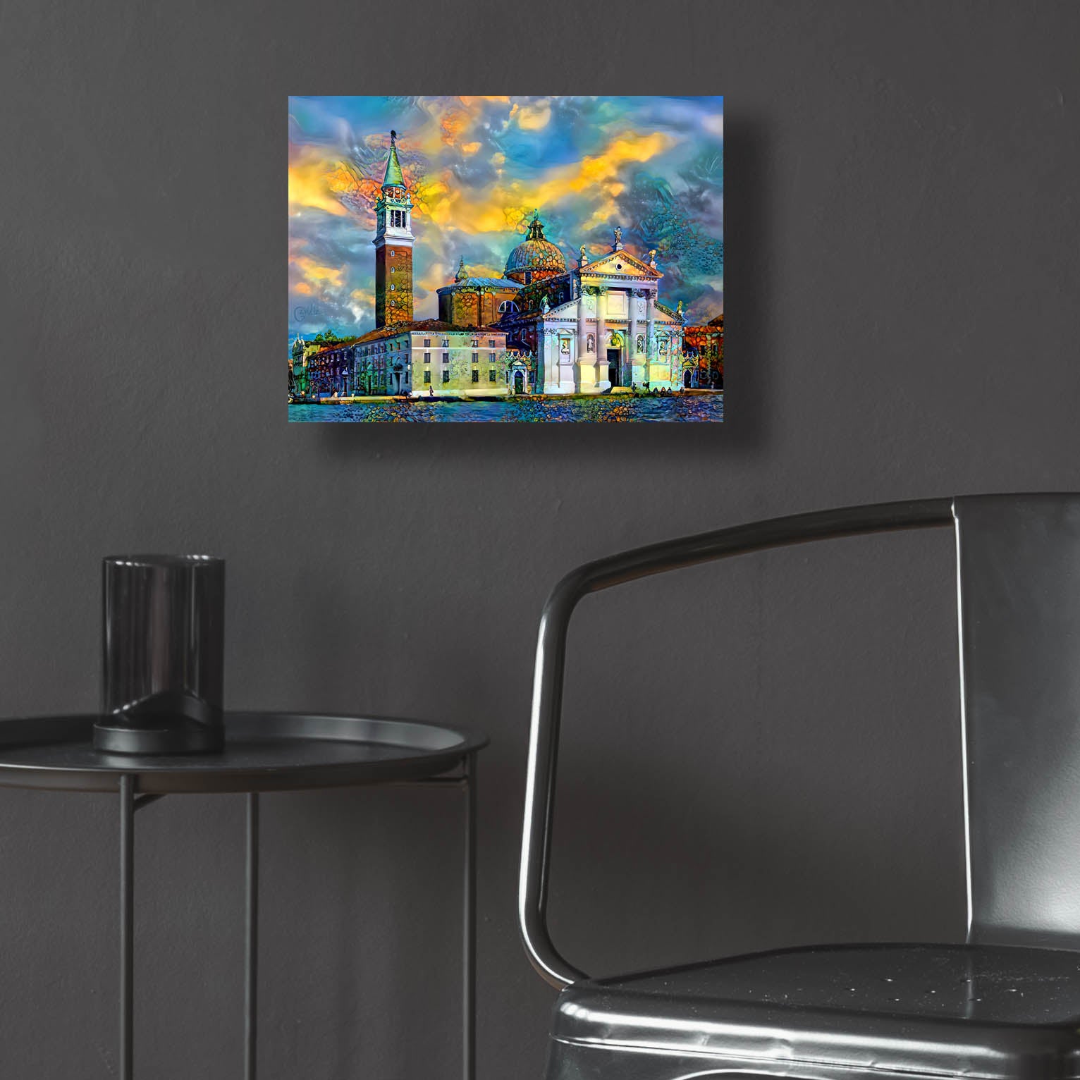 Epic Art 'Venice Italy Church of San Giorgio Maggiore' by Pedro Gavidia, Acrylic Glass Wall Art,16x12