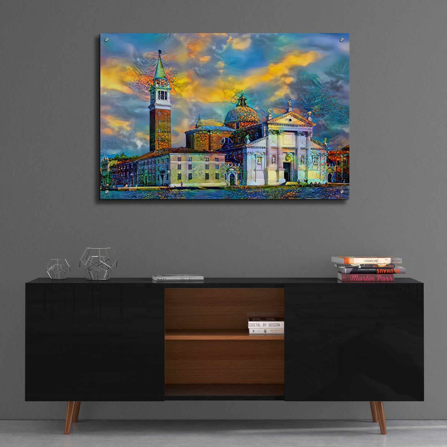 Epic Art 'Venice Italy Church of San Giorgio Maggiore' by Pedro Gavidia, Acrylic Glass Wall Art,36x24