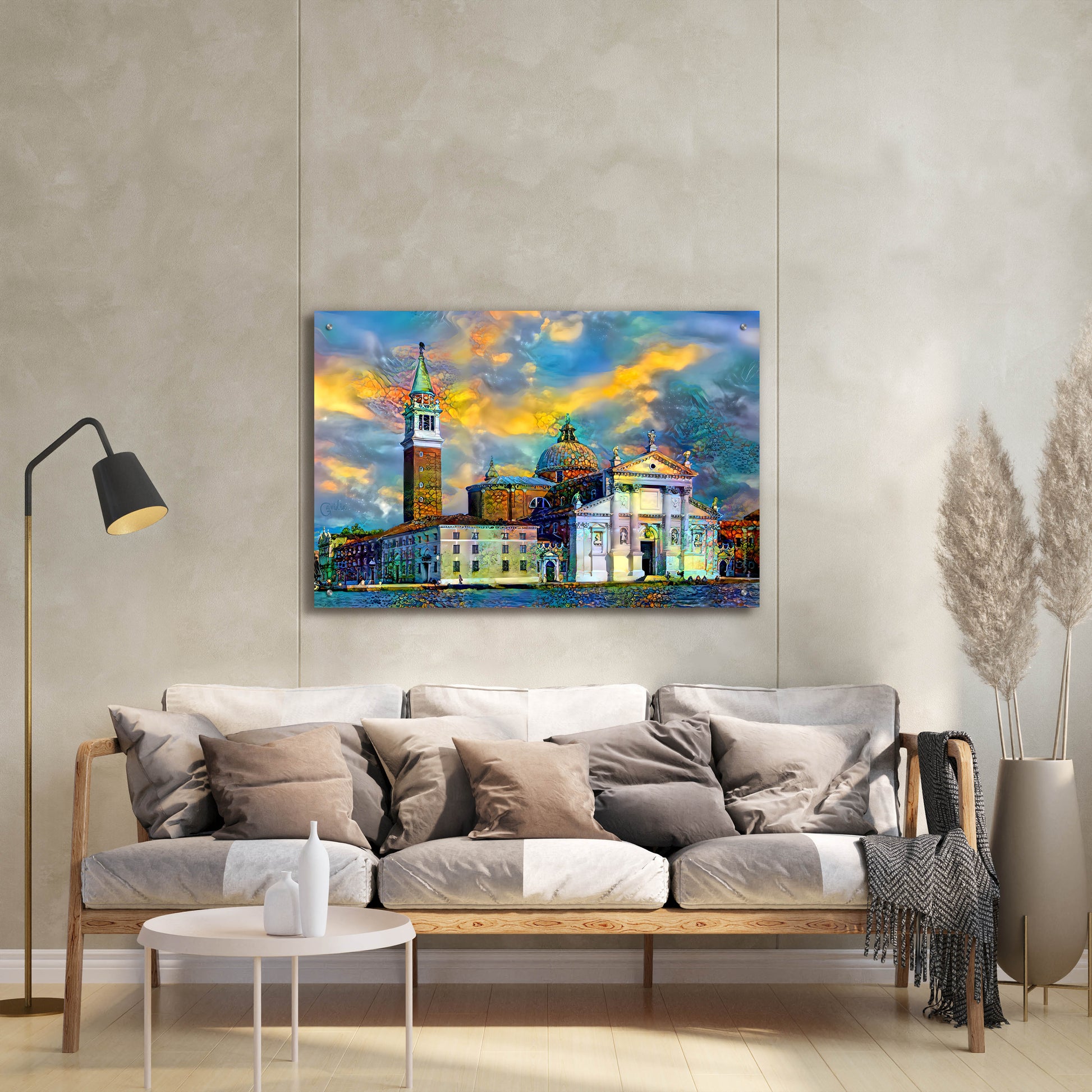 Epic Art 'Venice Italy Church of San Giorgio Maggiore' by Pedro Gavidia, Acrylic Glass Wall Art,36x24