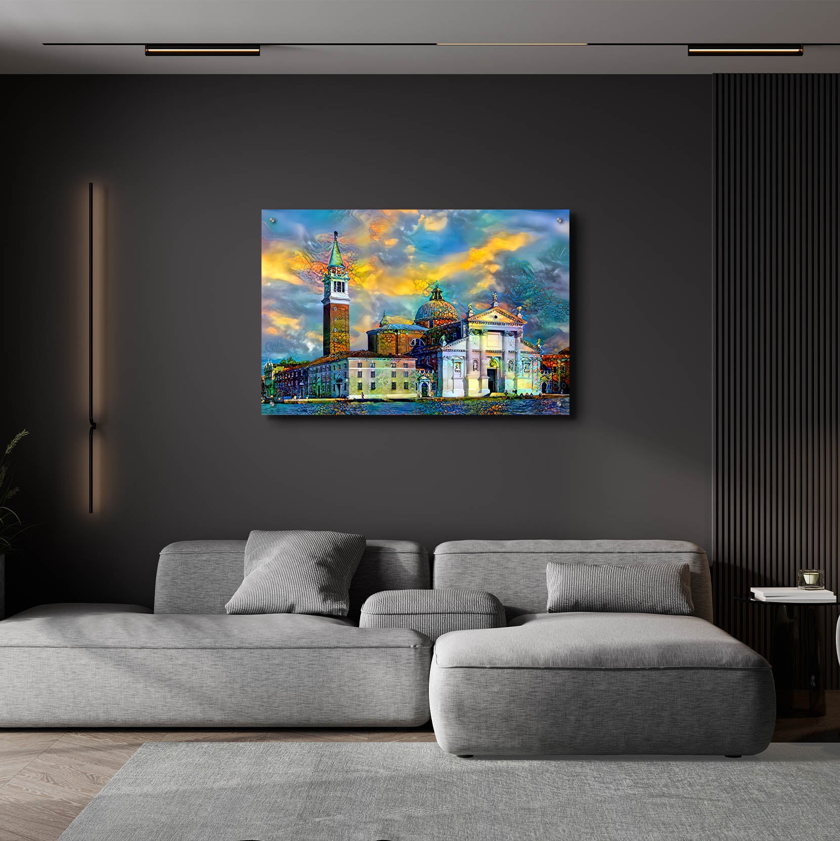 Epic Art 'Venice Italy Church of San Giorgio Maggiore' by Pedro Gavidia, Acrylic Glass Wall Art,36x24