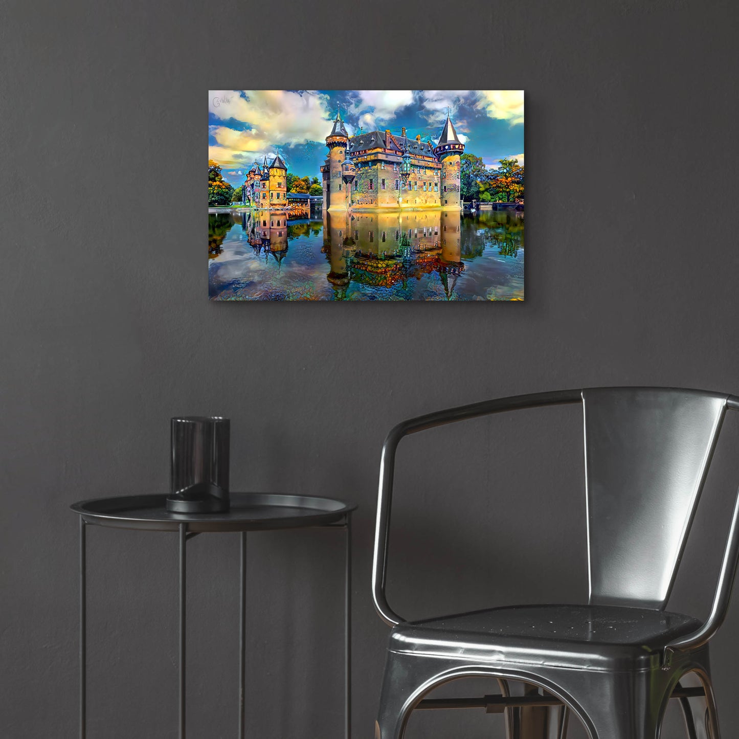 Epic Art 'Ultrecht Netherlands De Haar Castle' by Pedro Gavidia, Acrylic Glass Wall Art,24x16