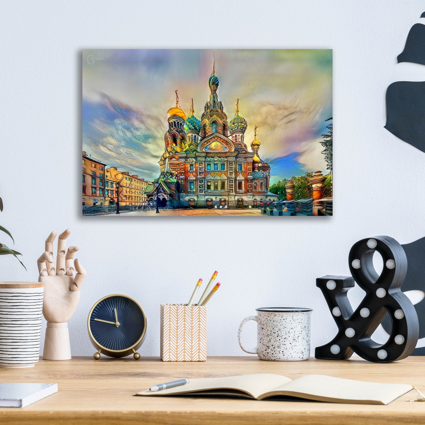 Epic Art 'Saint Petersburg Russia Church of the Savior on Spilled Blood Ver2' by Pedro Gavidia, Acrylic Glass Wall Art,16x12