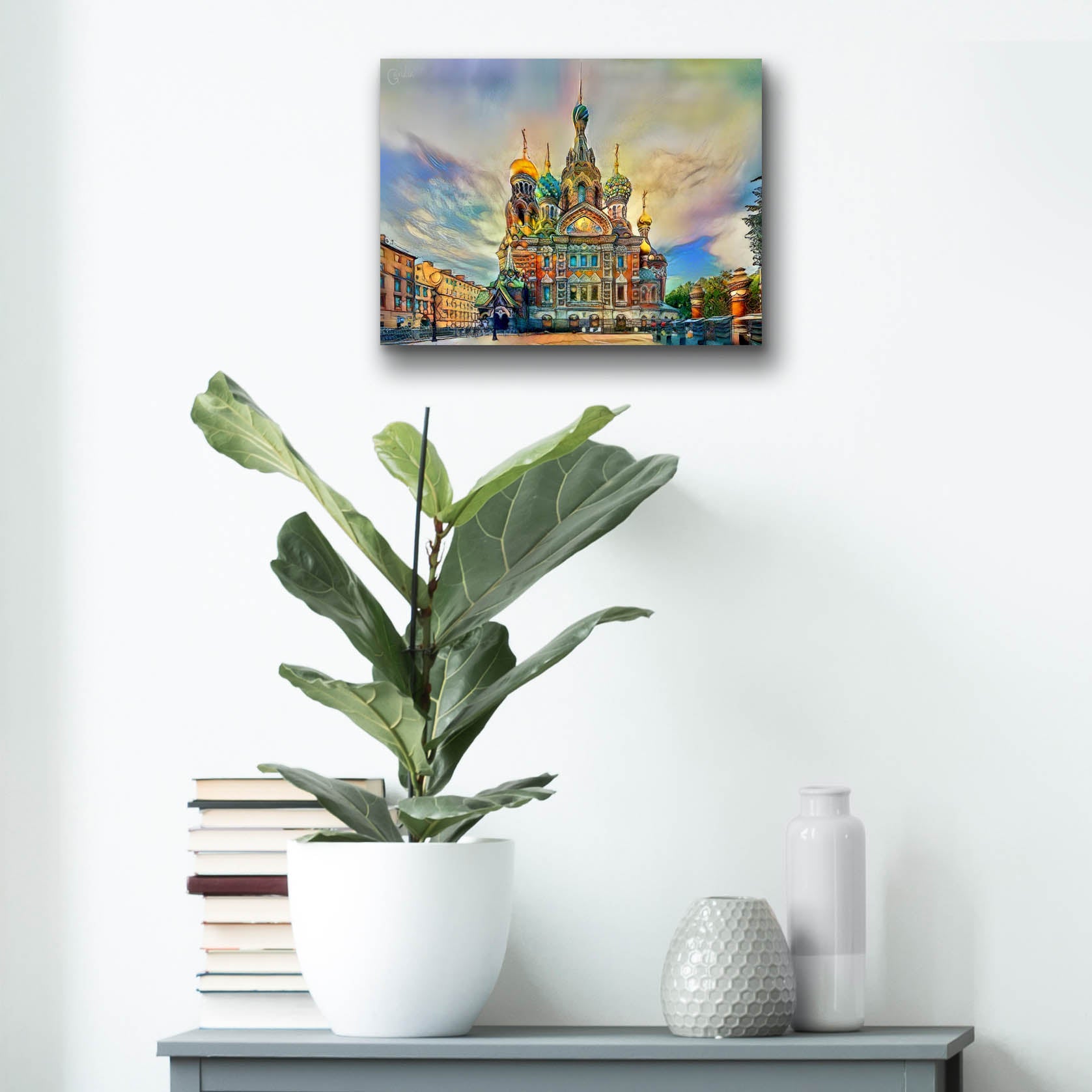 Epic Art 'Saint Petersburg Russia Church of the Savior on Spilled Blood Ver2' by Pedro Gavidia, Acrylic Glass Wall Art,16x12