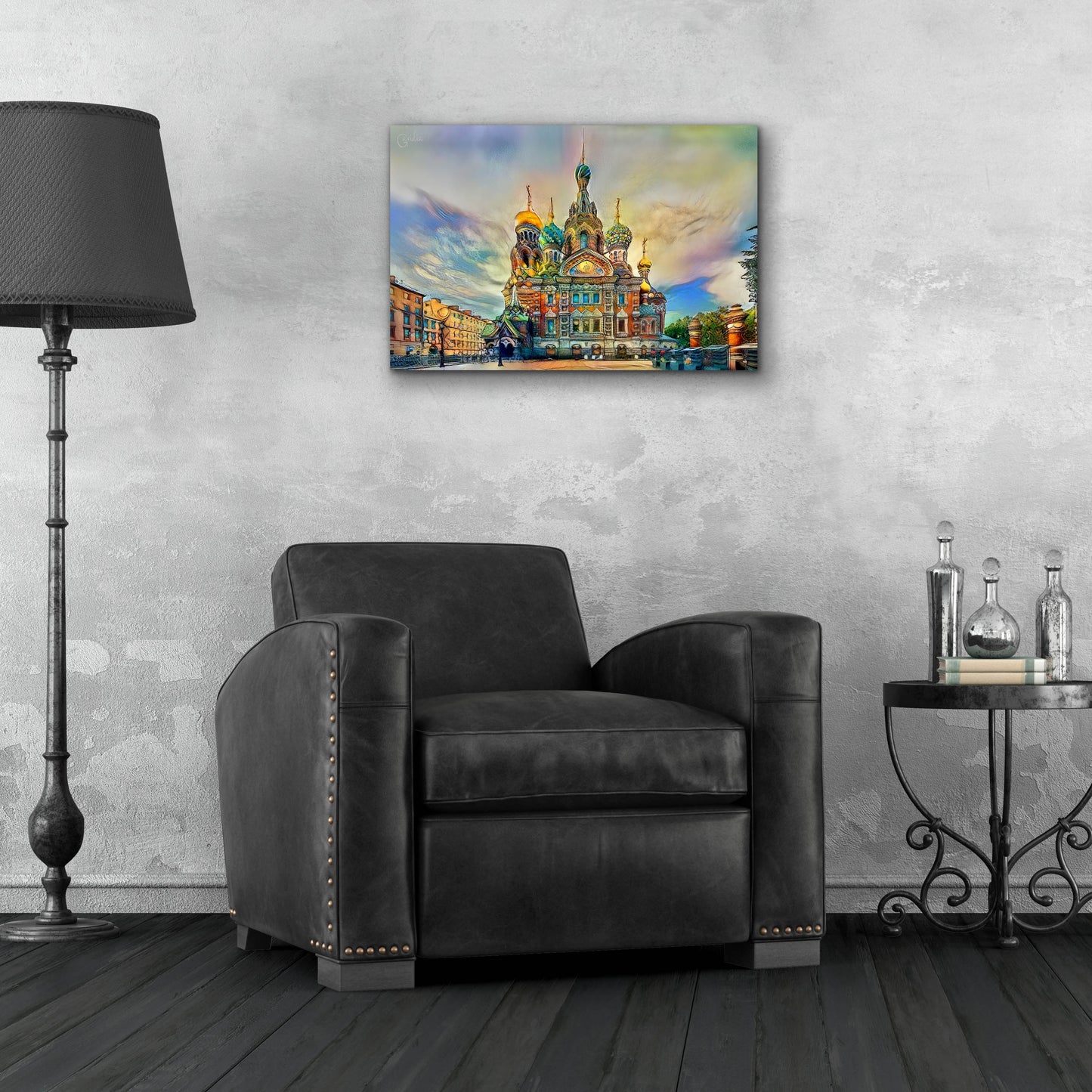 Epic Art 'Saint Petersburg Russia Church of the Savior on Spilled Blood Ver2' by Pedro Gavidia, Acrylic Glass Wall Art,24x16