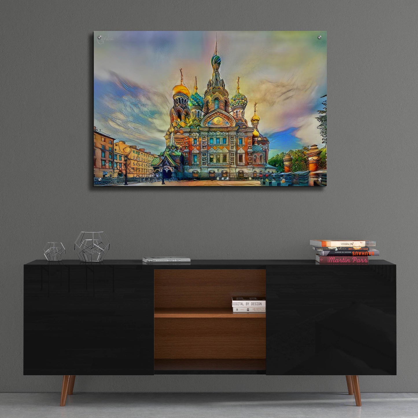 Epic Art 'Saint Petersburg Russia Church of the Savior on Spilled Blood Ver2' by Pedro Gavidia, Acrylic Glass Wall Art,36x24