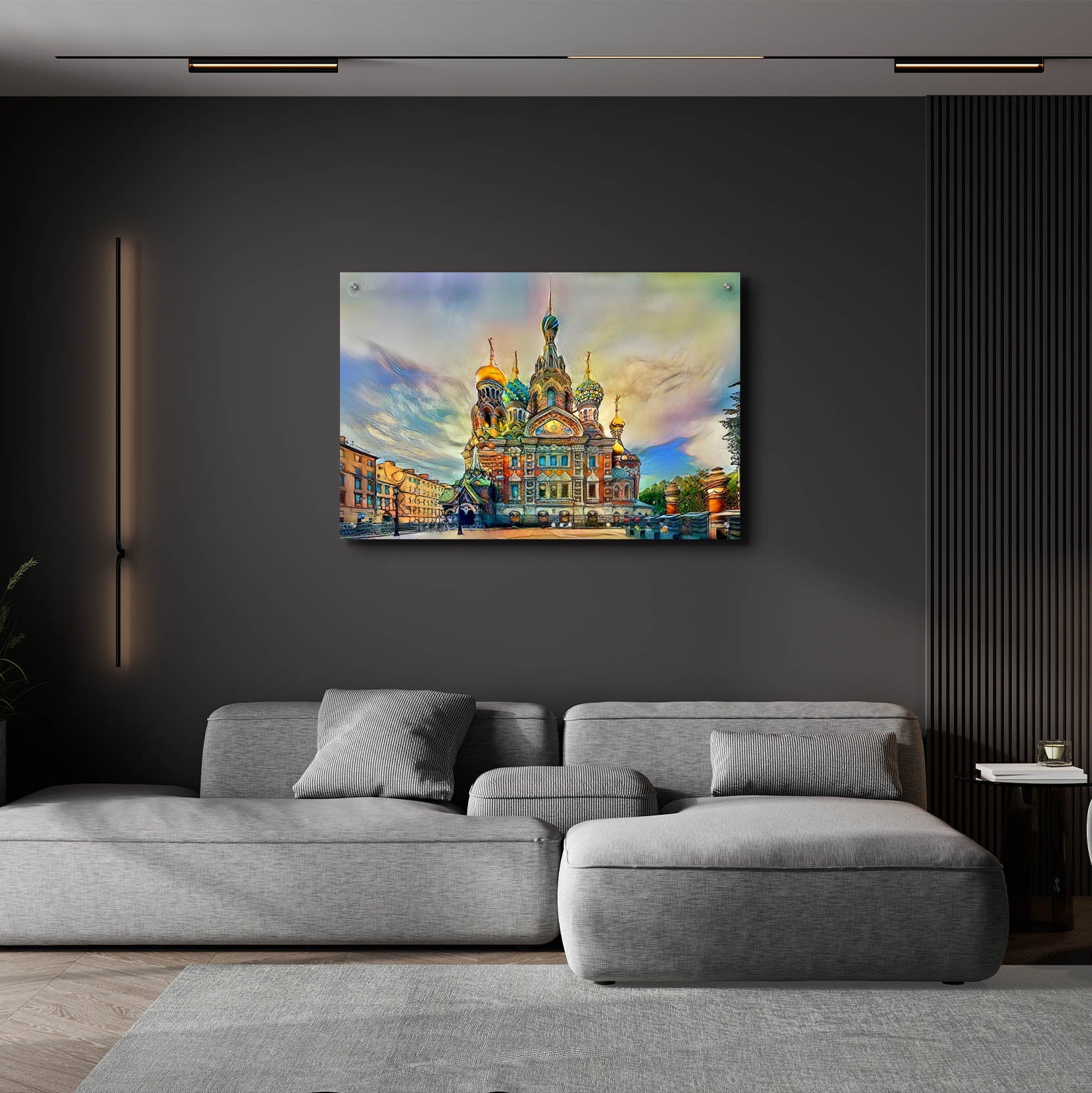 Epic Art 'Saint Petersburg Russia Church of the Savior on Spilled Blood Ver2' by Pedro Gavidia, Acrylic Glass Wall Art,36x24