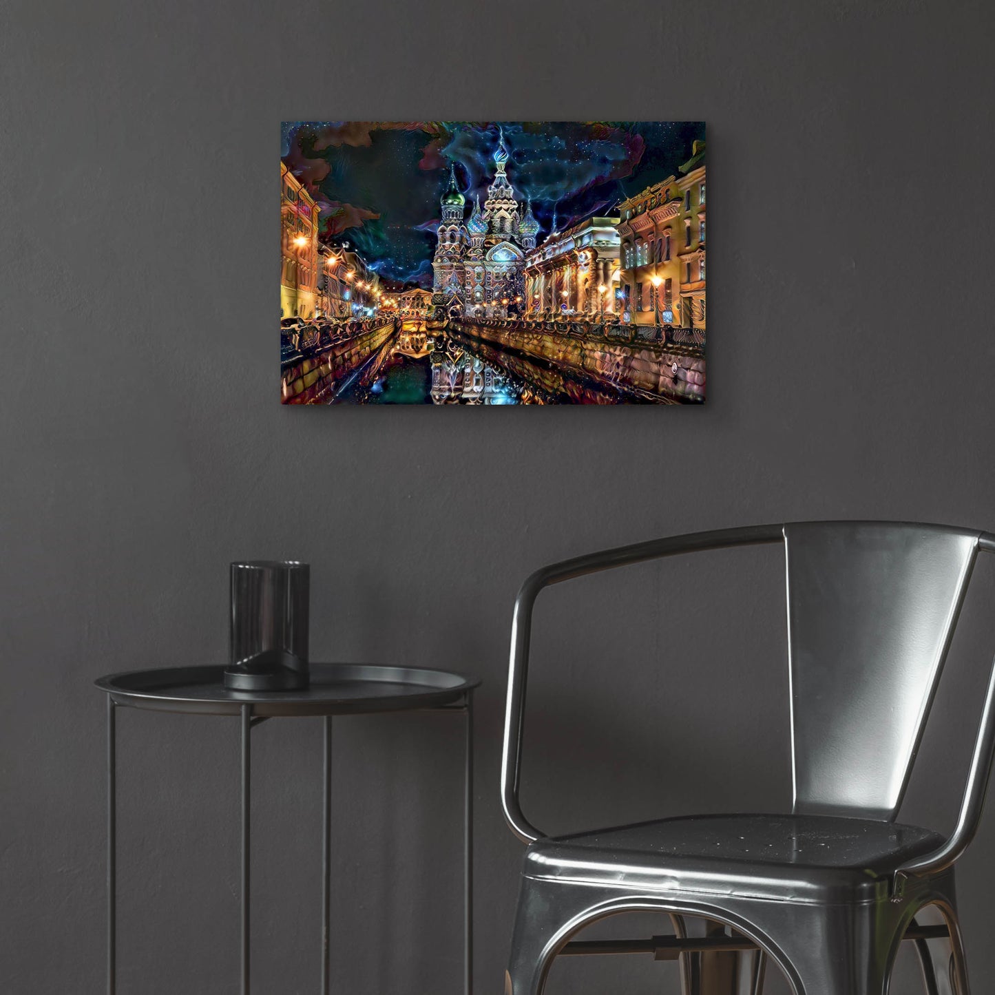 Epic Art 'Saint Petersburg Russia Church of the Savior on Spilled Blood at night' by Pedro Gavidia, Acrylic Glass Wall Art,24x16