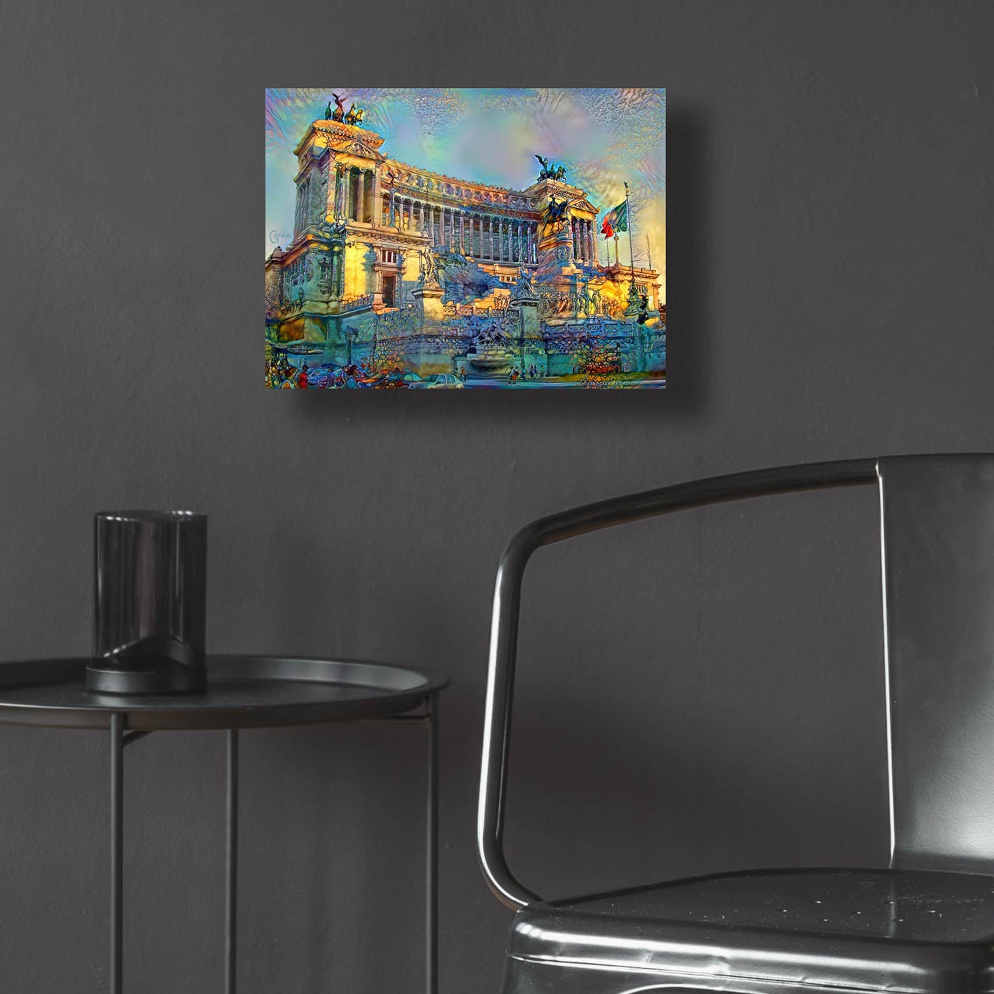 Epic Art 'Rome Italy Victor Emmanuel II National Monument' by Pedro Gavidia, Acrylic Glass Wall Art,16x12