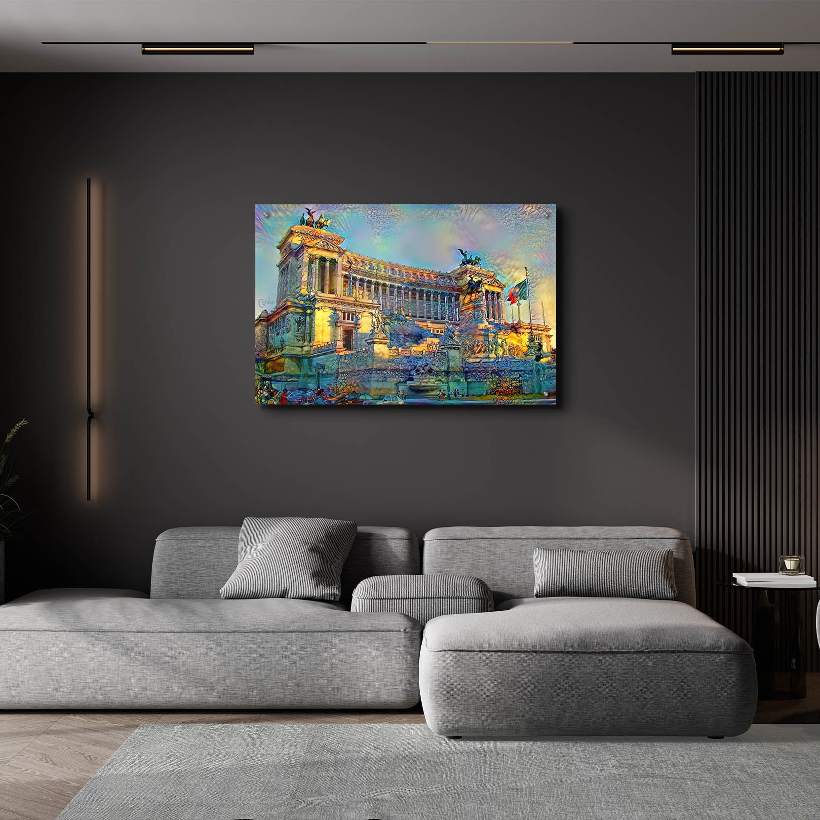 Epic Art 'Rome Italy Victor Emmanuel II National Monument' by Pedro Gavidia, Acrylic Glass Wall Art,36x24