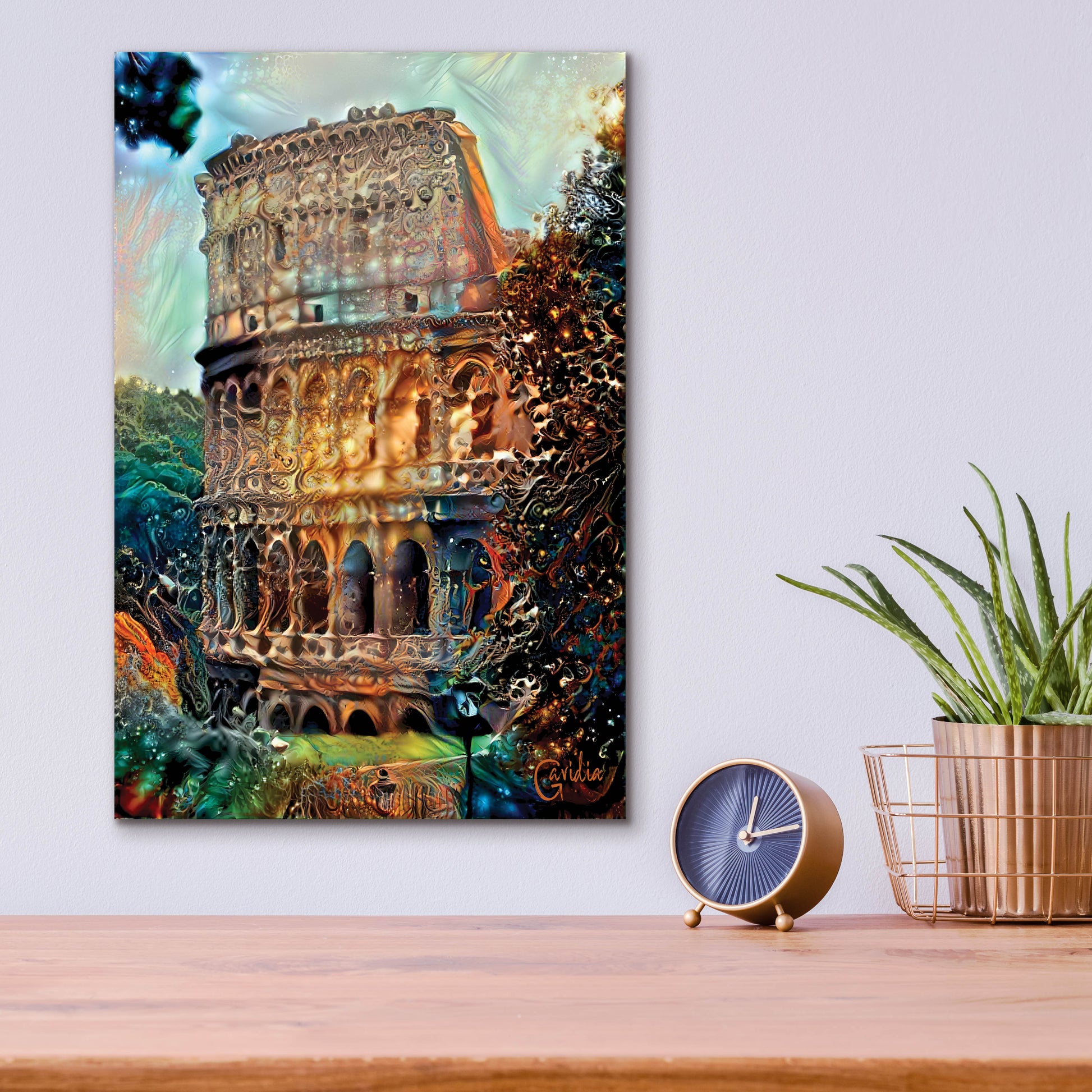 Epic Art 'Rome Italy Colosseum' by Pedro Gavidia, Acrylic Glass Wall Art,12x16