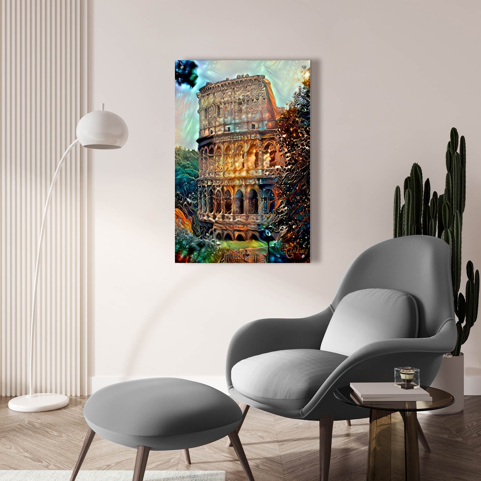 Epic Art 'Rome Italy Colosseum' by Pedro Gavidia, Acrylic Glass Wall Art,24x36