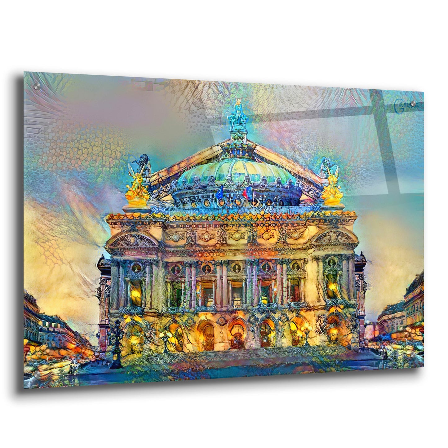 Epic Art 'Paris France Opera Garnier' by Pedro Gavidia, Acrylic Glass Wall Art,36x24