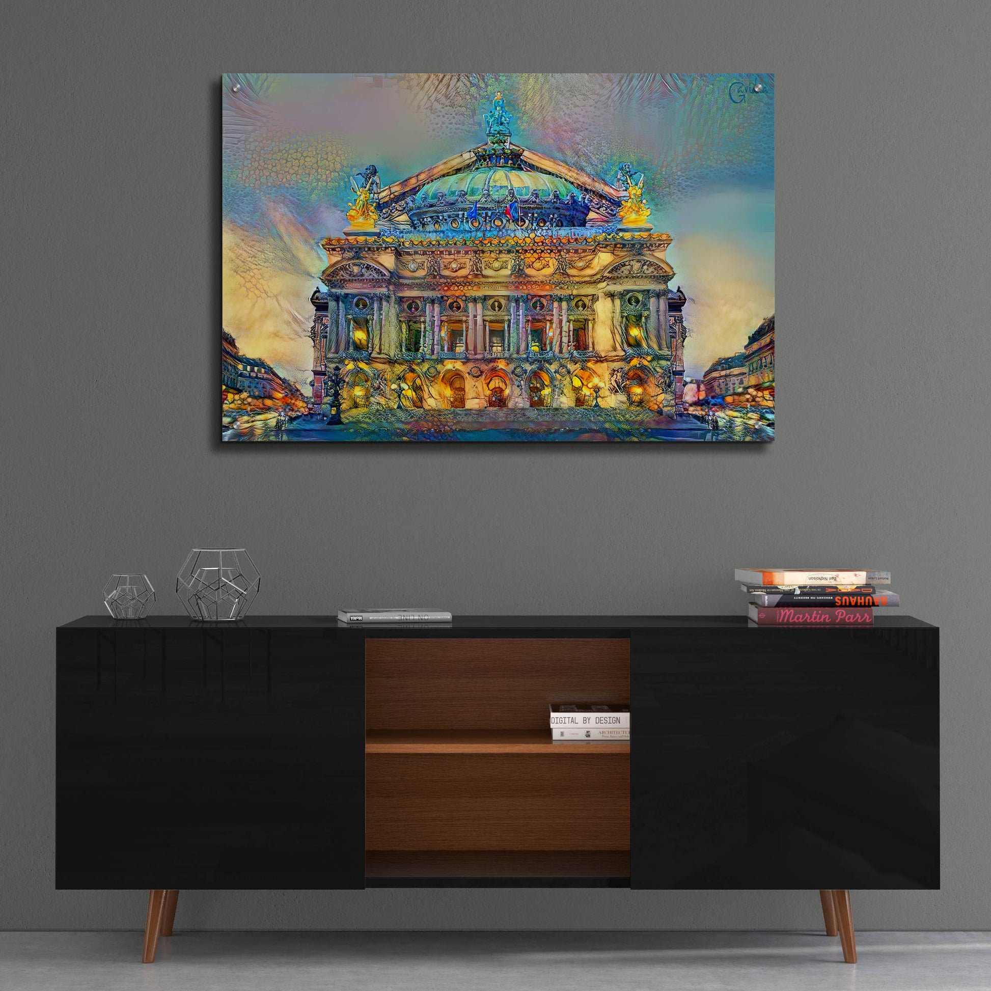 Epic Art 'Paris France Opera Garnier' by Pedro Gavidia, Acrylic Glass Wall Art,36x24