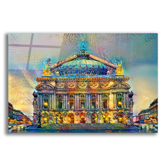 Epic Art 'Paris France Opera Garnier' by Pedro Gavidia, Acrylic Glass Wall Art