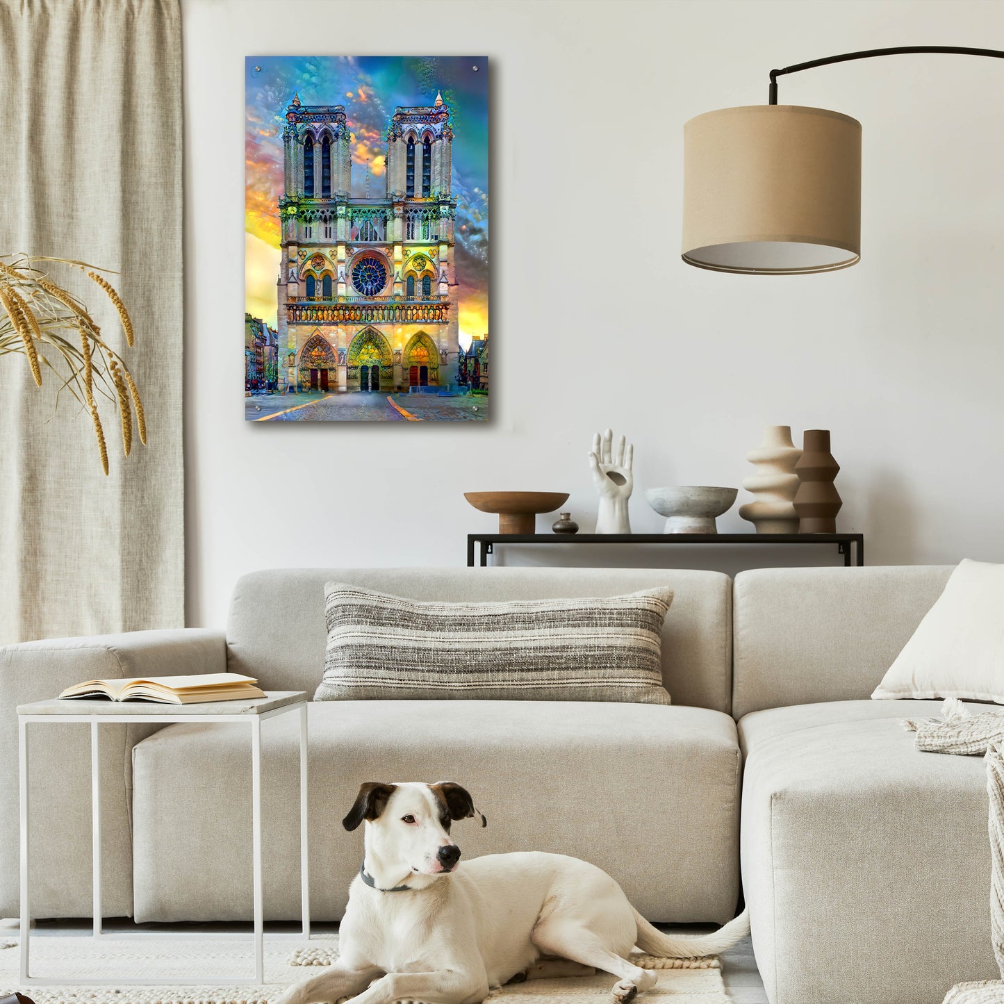Epic Art 'Paris France Notre Dame Cathedral' by Pedro Gavidia, Acrylic Glass Wall Art,24x36