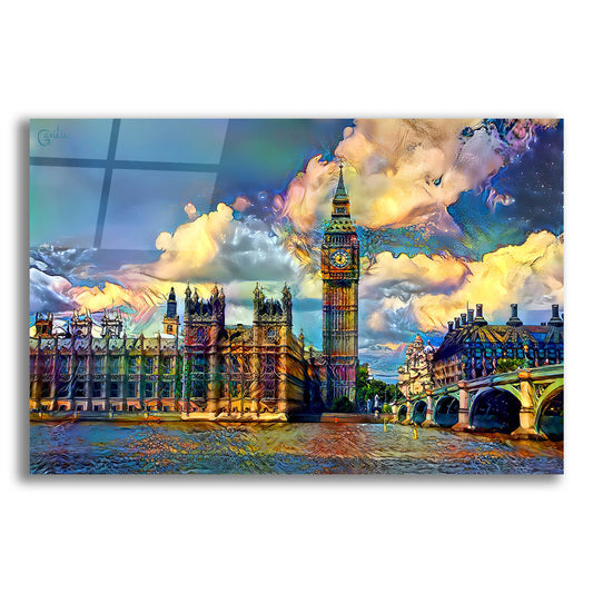 Epic Art 'London England Big Ben and Parliament' by Pedro Gavidia, Acrylic Glass Wall Art