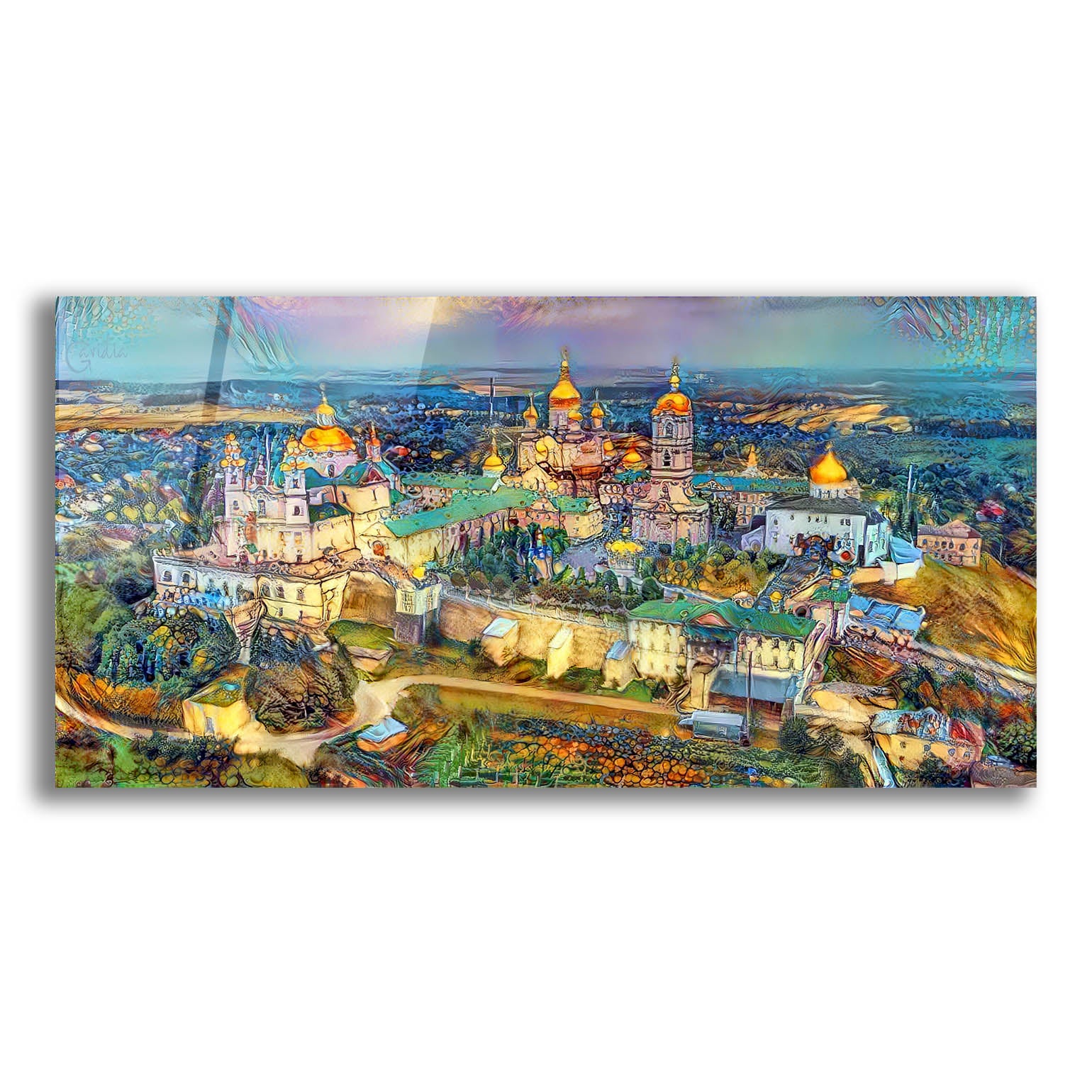 Epic Art 'Kyiv Ukraine Kyiv Pechersk Lavra Monastery of the Caves' by Pedro Gavidia, Acrylic Glass Wall Art