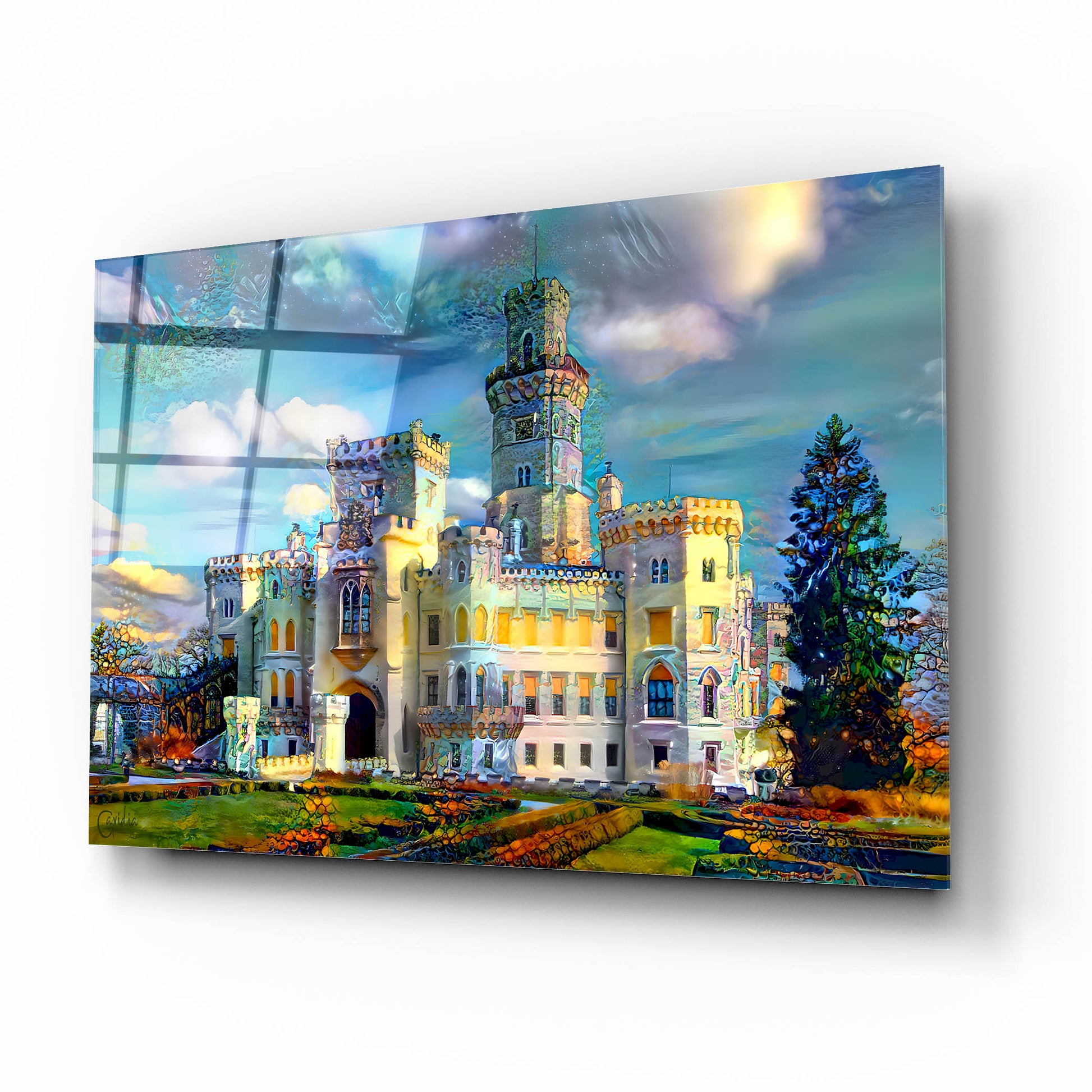 Epic Art 'Hluboka nad Vltavou Czech Republic Hluboka Castle' by Pedro Gavidia, Acrylic Glass Wall Art,16x12