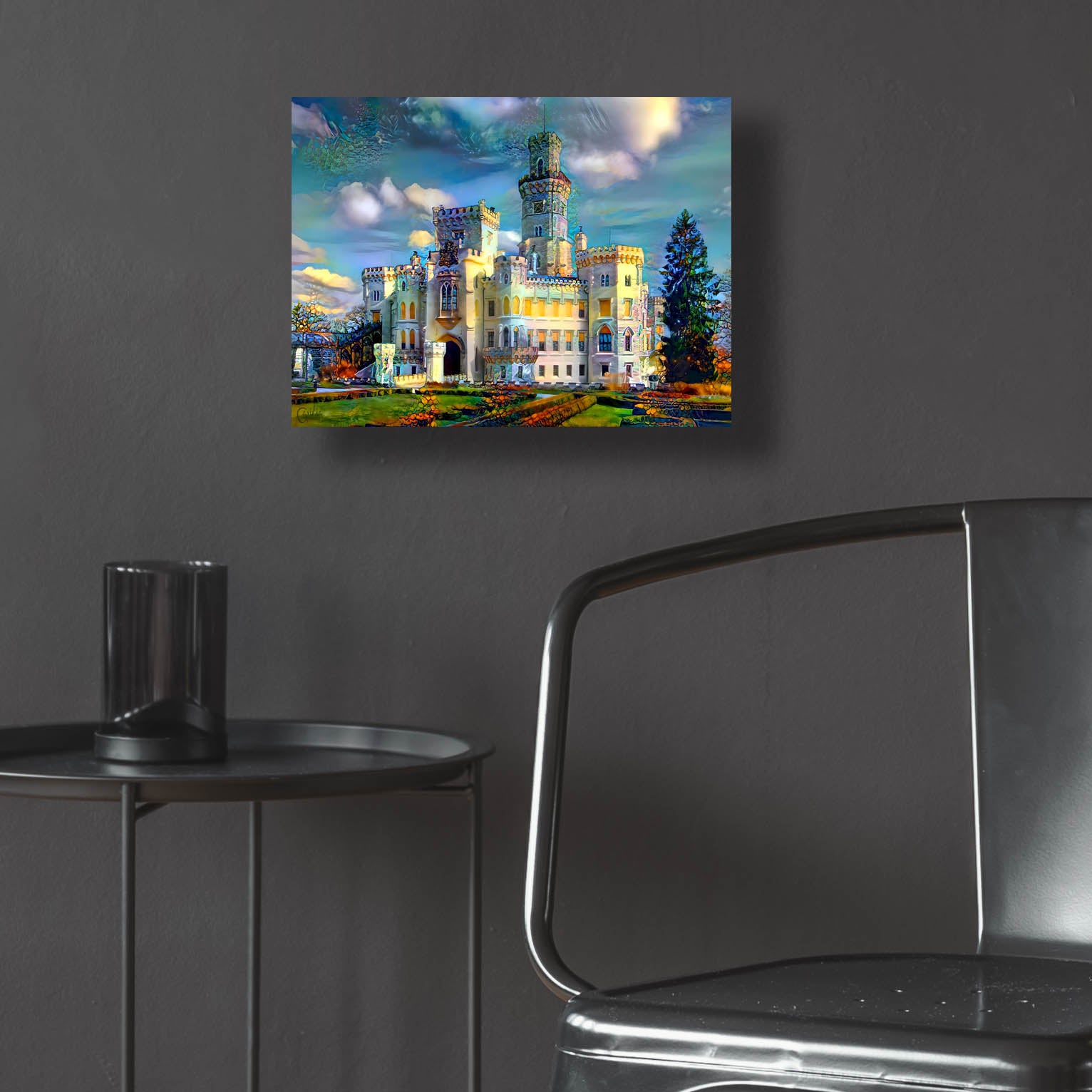 Epic Art 'Hluboka nad Vltavou Czech Republic Hluboka Castle' by Pedro Gavidia, Acrylic Glass Wall Art,16x12