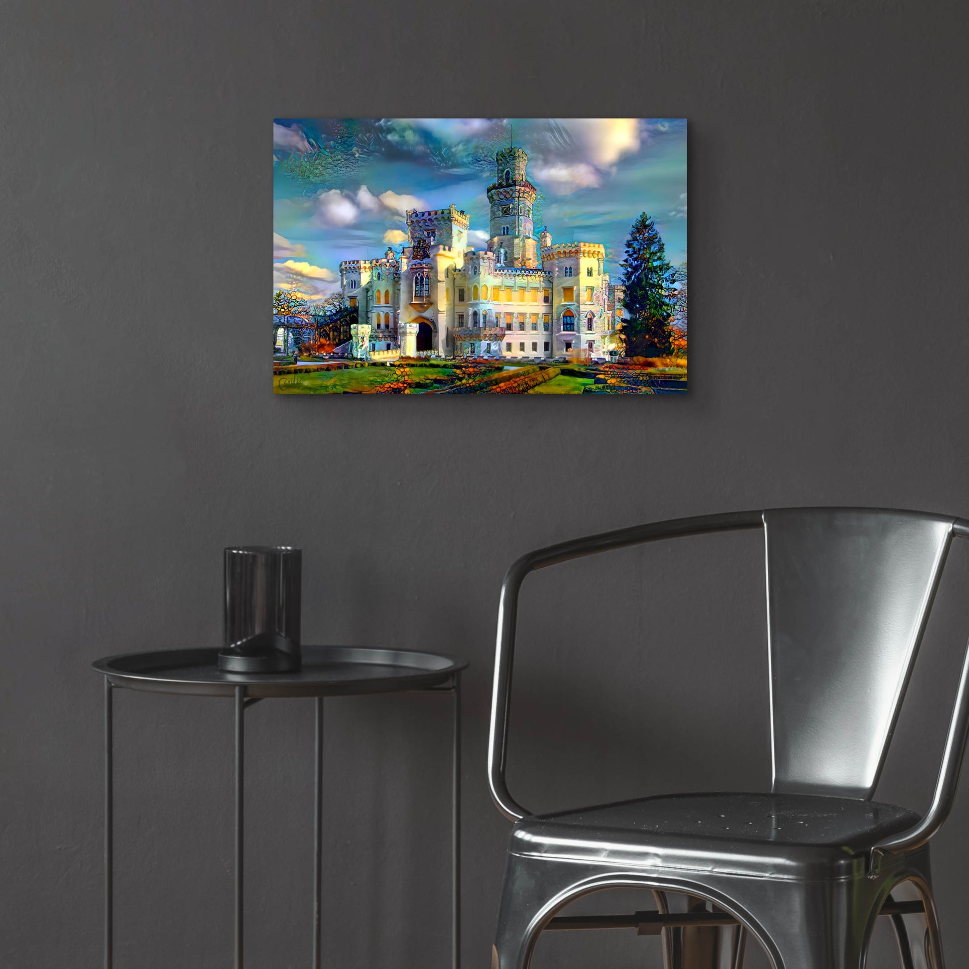 Epic Art 'Hluboka nad Vltavou Czech Republic Hluboka Castle' by Pedro Gavidia, Acrylic Glass Wall Art,24x16