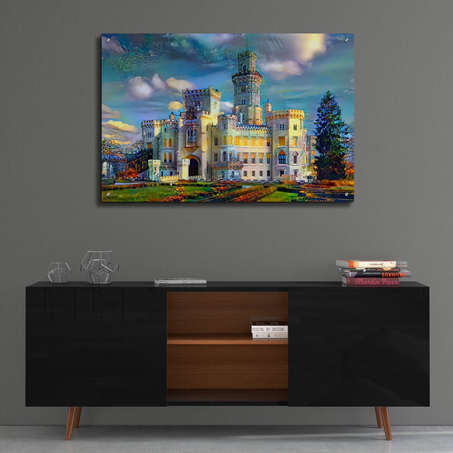 Epic Art 'Hluboka nad Vltavou Czech Republic Hluboka Castle' by Pedro Gavidia, Acrylic Glass Wall Art,36x24