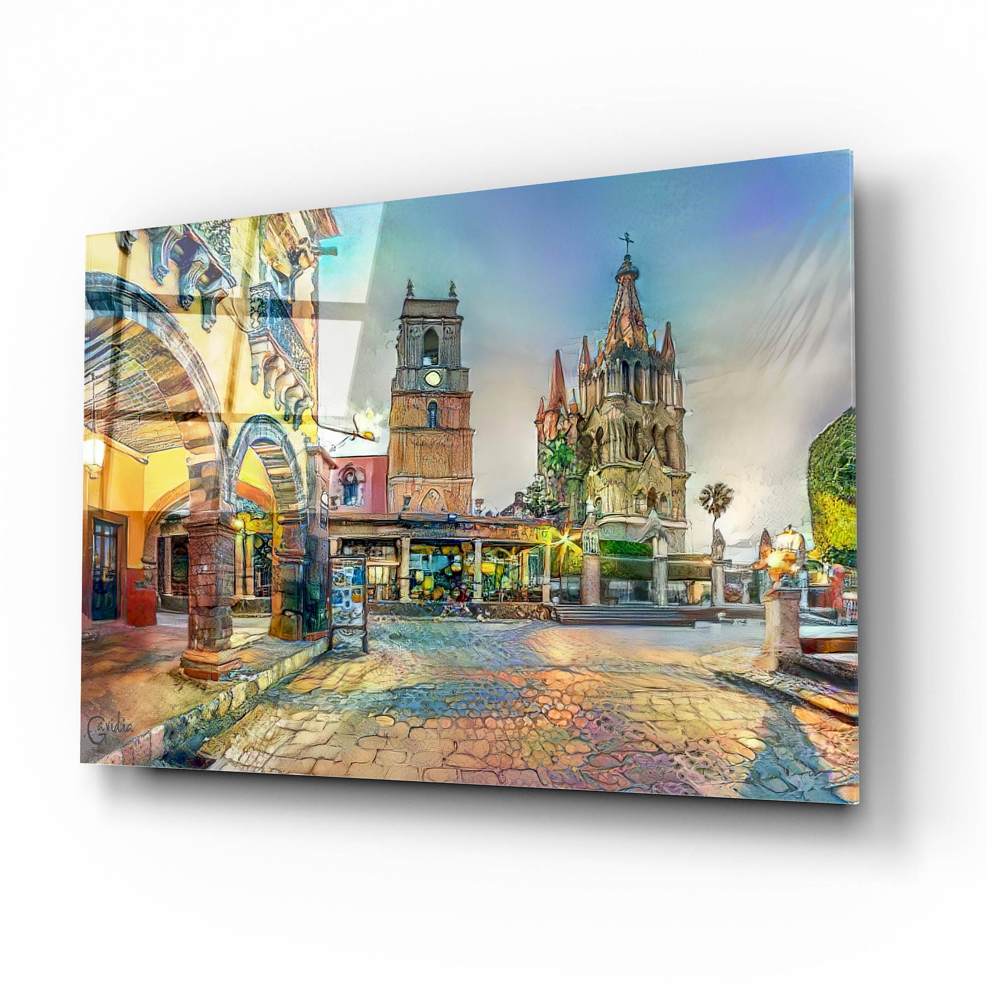 Epic Art 'Guanajuato Mexico San Miguel de Allende' by Pedro Gavidia, Acrylic Glass Wall Art,16x12