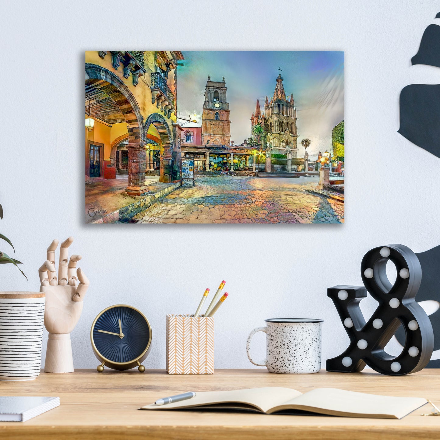 Epic Art 'Guanajuato Mexico San Miguel de Allende' by Pedro Gavidia, Acrylic Glass Wall Art,16x12