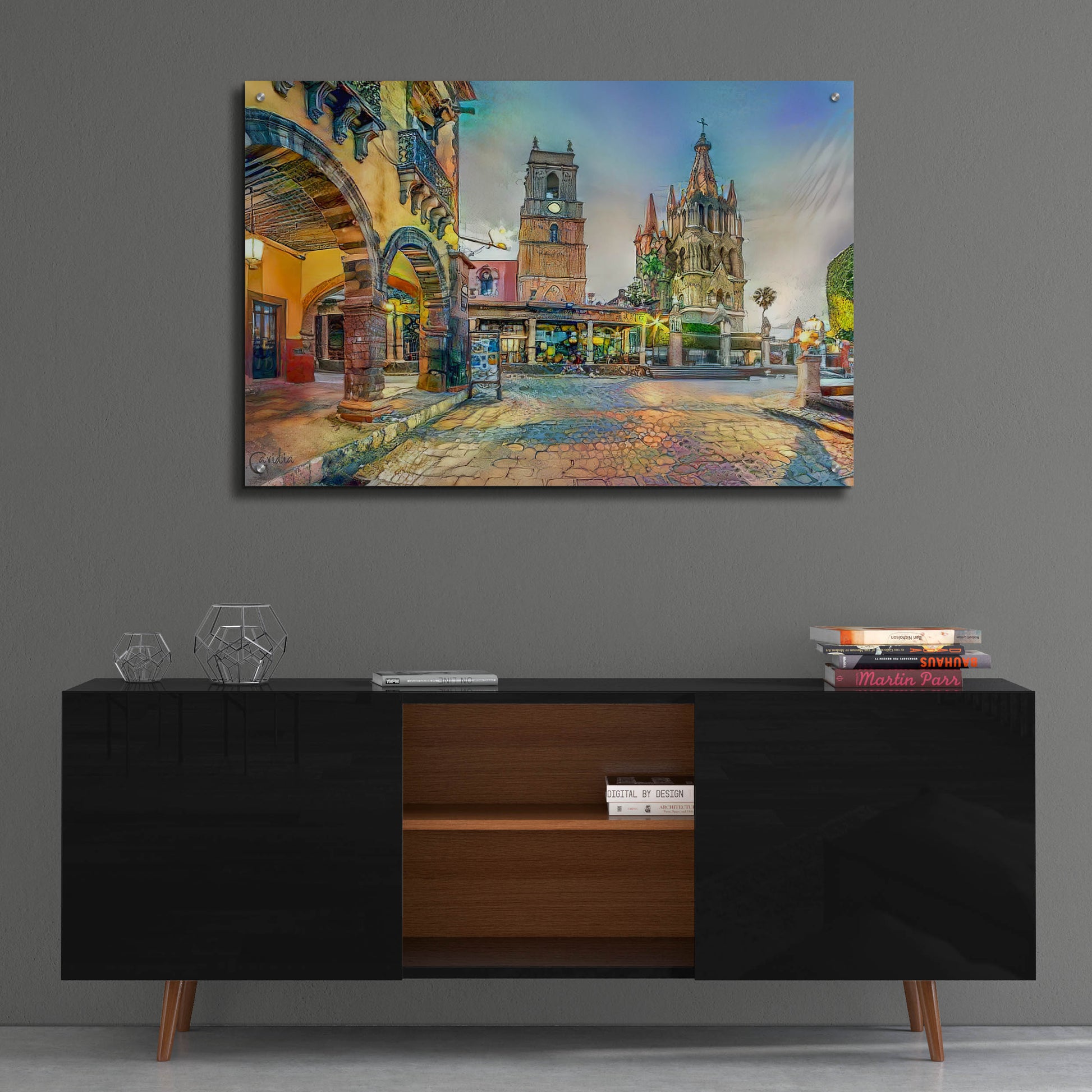 Epic Art 'Guanajuato Mexico San Miguel de Allende' by Pedro Gavidia, Acrylic Glass Wall Art,36x24