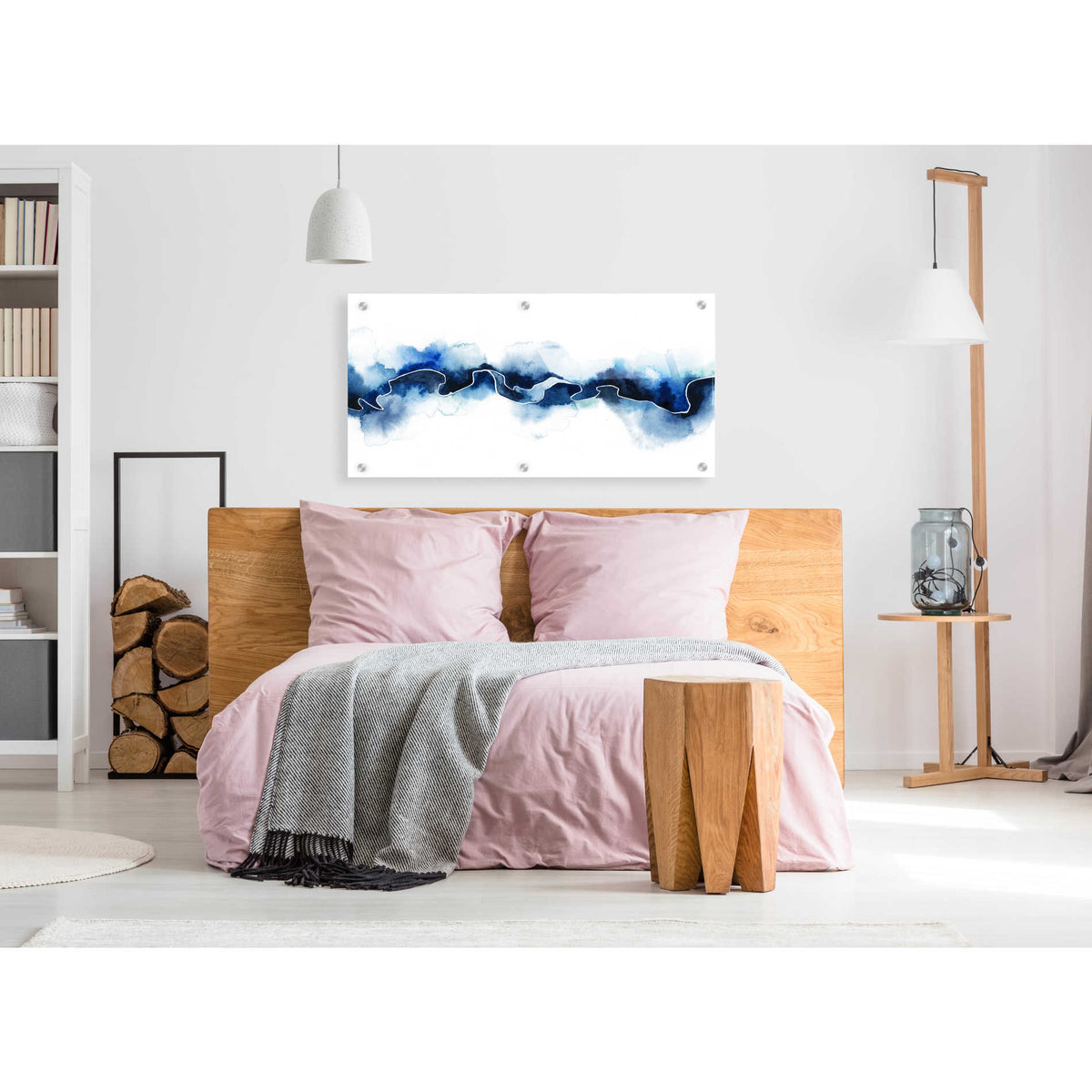 Epic Art 'Glacial Break II' by Grace Popp, Acrylic Glass Wall Art,48x24
