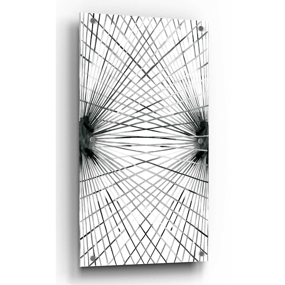Epic Art 'Rays IV' by Grace Popp, Acrylic Glass Wall Art,2:1