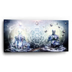Epic Art 'Experience So Lucid, Discovery So Clear' by Cameron Gray, Acrylic Glass Wall Art,48x24