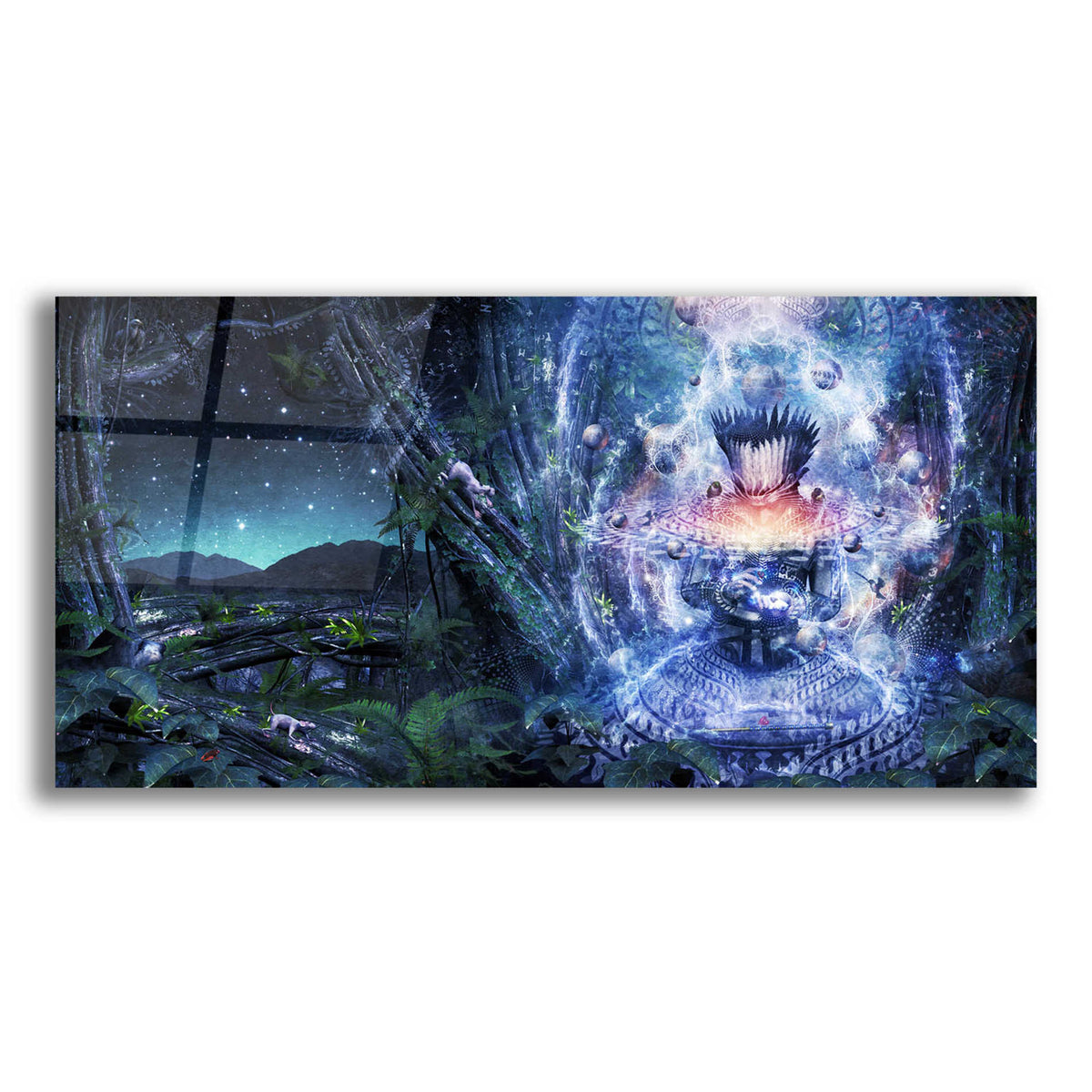 Epic Art 'From The Broken Grow The Saved' by Cameron Gray, Acrylic Glass Wall Art,24x12