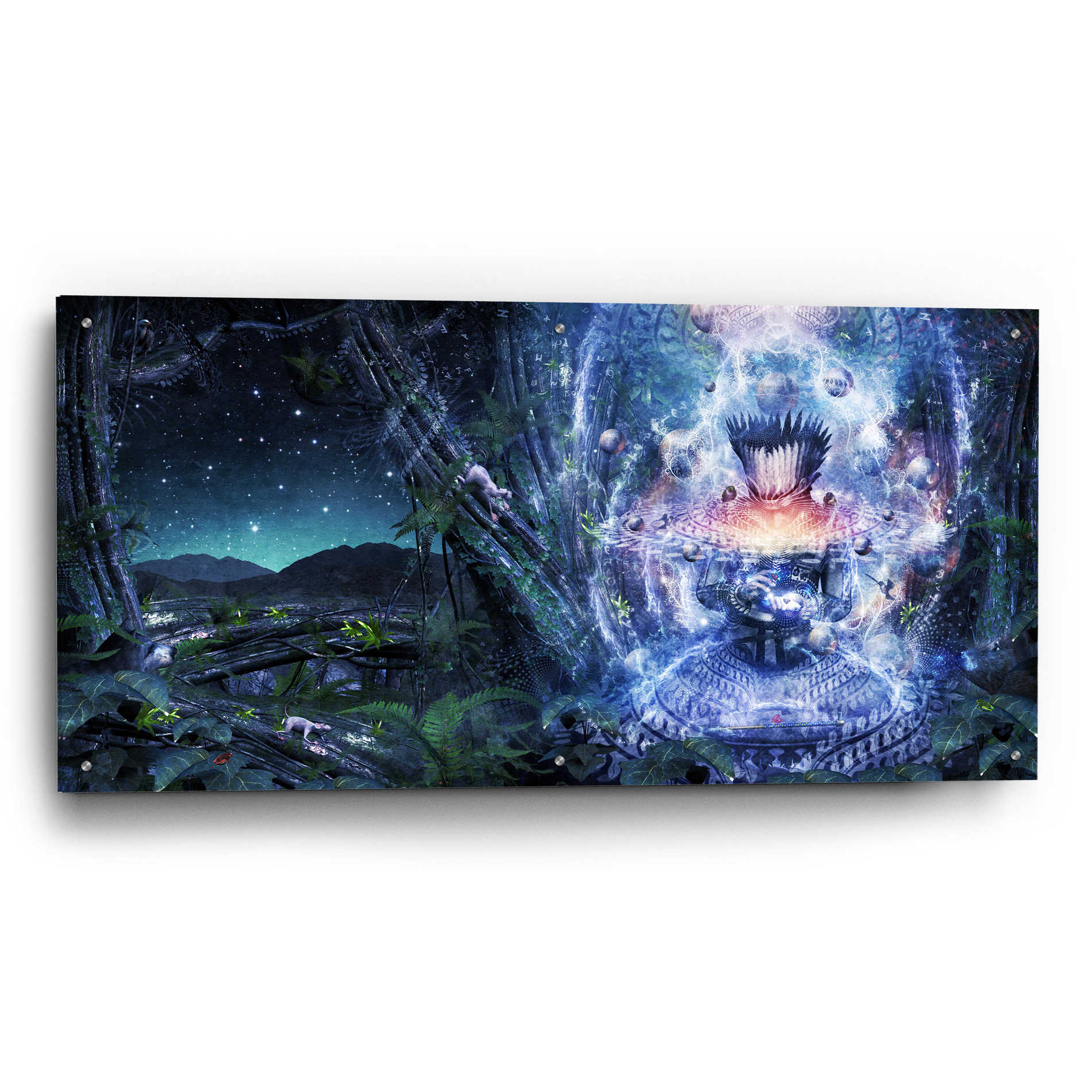 Epic Art 'From The Broken Grow The Saved' by Cameron Gray, Acrylic Glass Wall Art,48x24