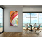 Epic Art 'Wind Waves II' by James Burghardt, Acrylic Glass Wall Art,24x48