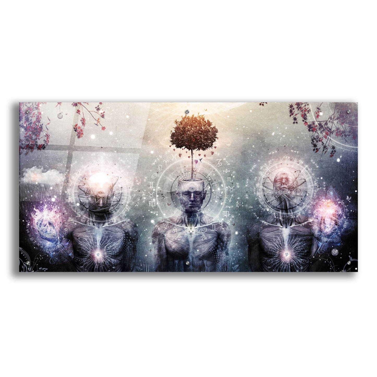 Epic Art 'Hope For The Sound Awakening' by Cameron Gray, Acrylic Glass Wall Art,48x24